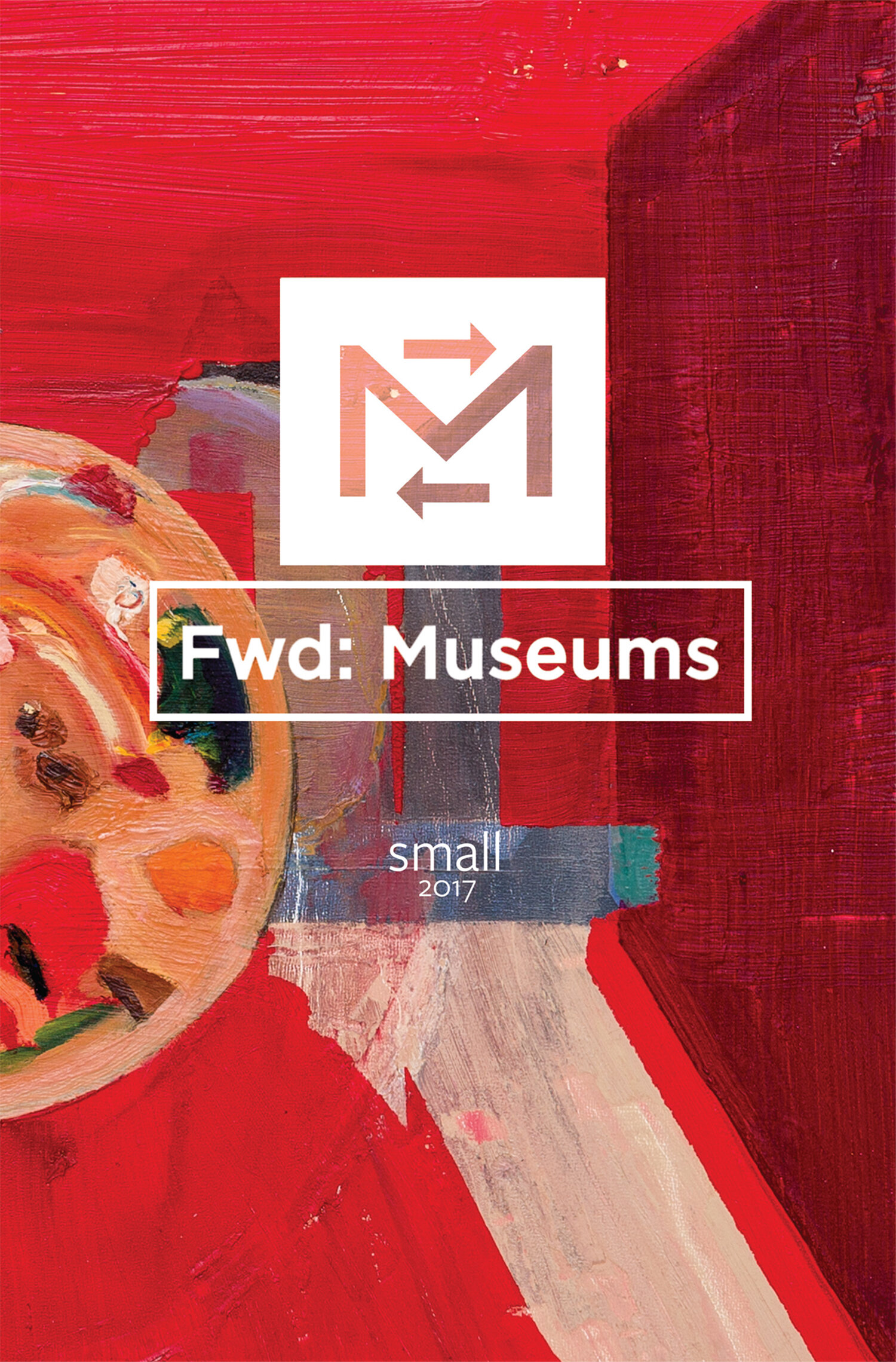  front cover design.  Fwd: Museums : Small. Published by StepSister Press. painting by Roni Packer.  