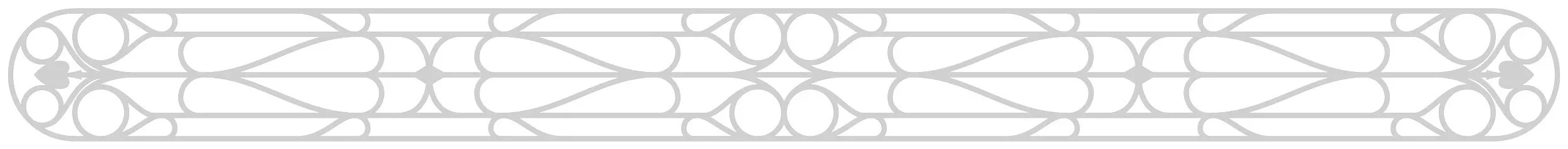 Decorative gray border with intricate swirling pattern and floral motifs.