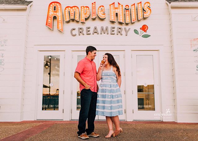 Yesterday&rsquo;s session with Lauren + Don was sweet in every way. 🍦✨ When Lauren was 15, she stated that she wanted to marry Don. Fast forward to today: they&rsquo;ve been married for eight years and still seem like newlyweds. 
Our evening was fil