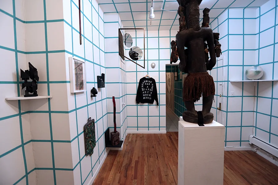 Exhibition INVENTORY OF LUCIFER’S GROTTO Curated by Frank Haines and Jackie Klempay Jackie Klempay Gallery December 13, 2014 - January 17, 2015 Art and Artifacts From LaKela Brown, Scott Calhoun, Mariah Dekkenga, Anne Eastman, Patrick Delaney, Cali Thornhill DeWitt, Naomi Fisher, Christopher Garrett, Reuben Lorch-Miller, Mary Manning, Robbie McDonald, and Genesis P-Orridge
