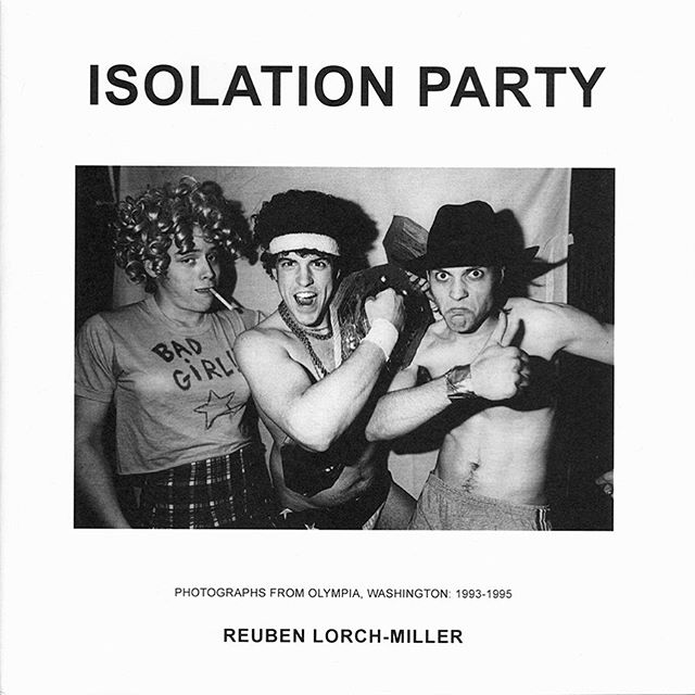 I have copies of my 2016 photo book Isolation Party for sale. Photos of musicians in Olympia, Washington from 1993-95. 92 pages/40 photographs/Artist Essay/black and white/perfect bound photocopies.  Order link in bio.  Photos include: KARP, Unwound,