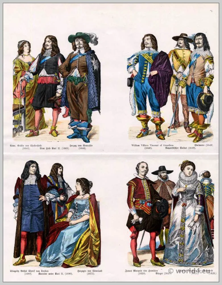 Fashion and Culture in 17th Century England