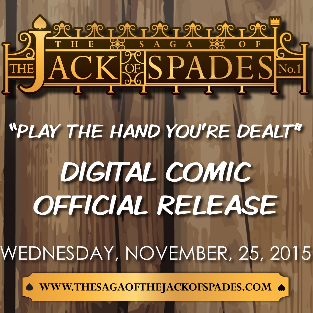 Digital Download of The Saga of the Jack of Spades Next Week