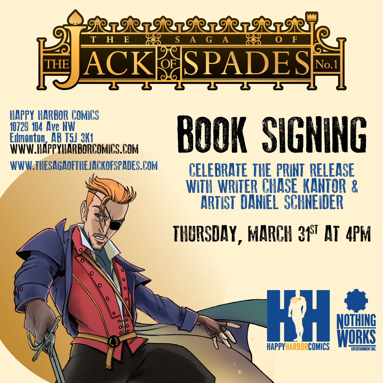 Book Signing at Happy Harbor Comics