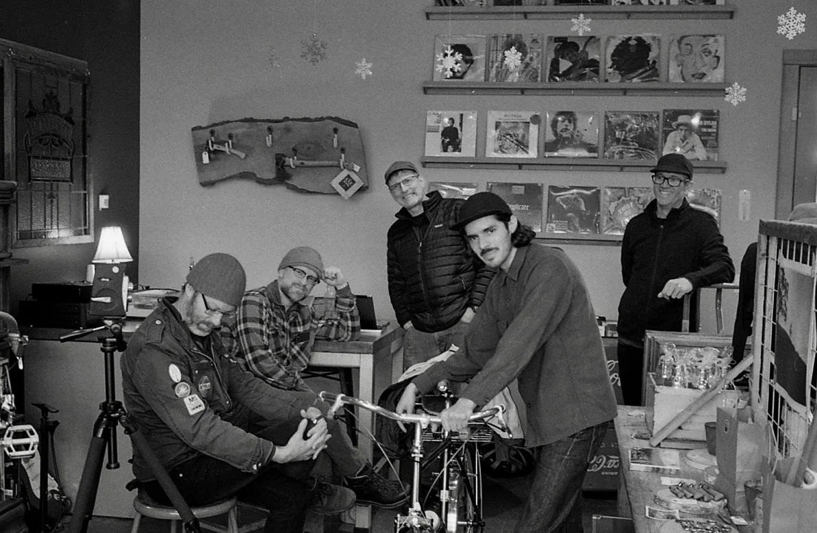 Rivelo Regs: Soul Joel, Dr. Squirrel, Holger, Matt, and Smitty. At Rivelo. Sunday, February 17, 2019.