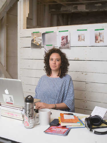 Here’s me in the barn, where all studios are located.