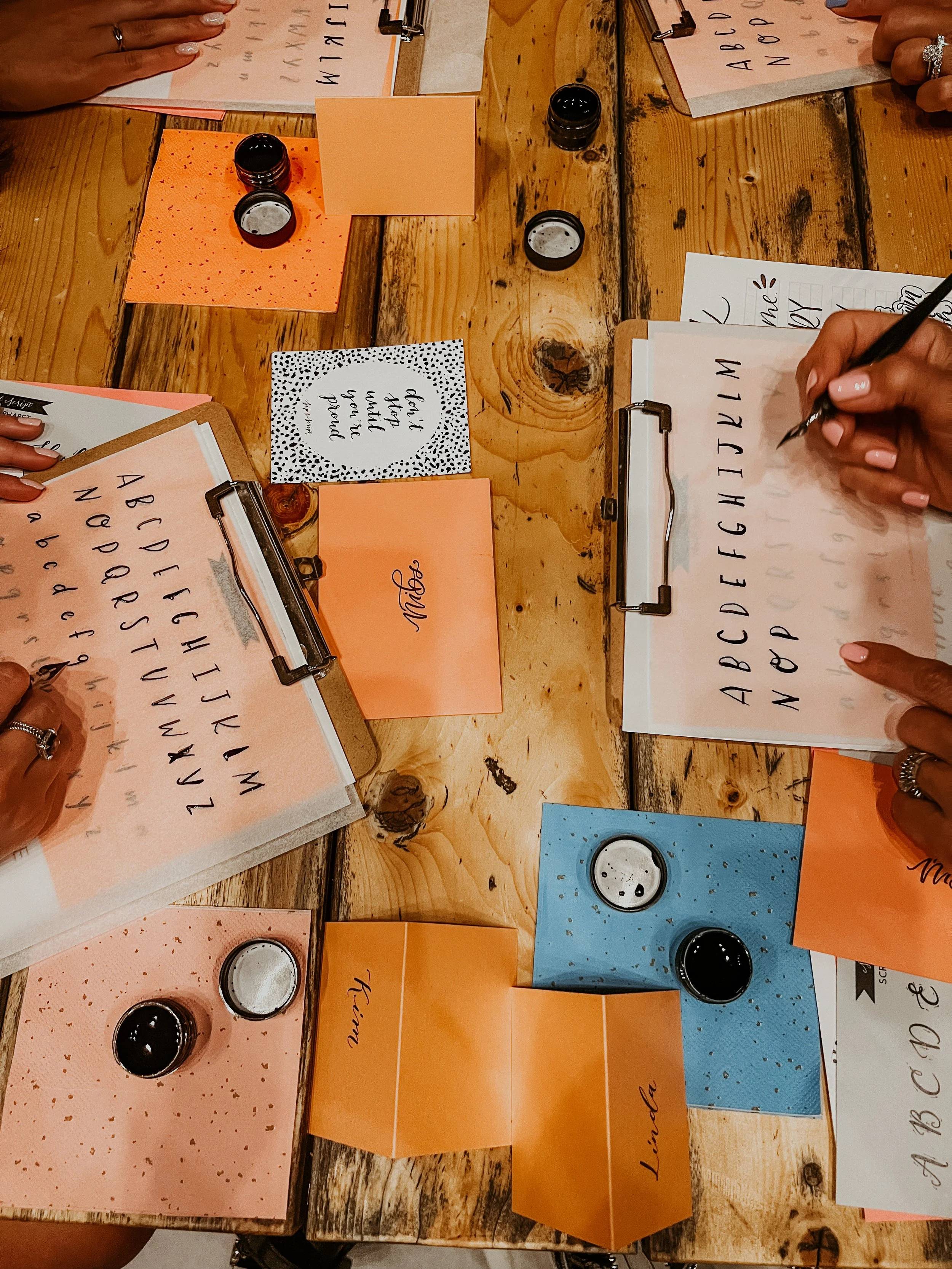 Modern Calligraphy For Beginners at 314 Beer Garden 