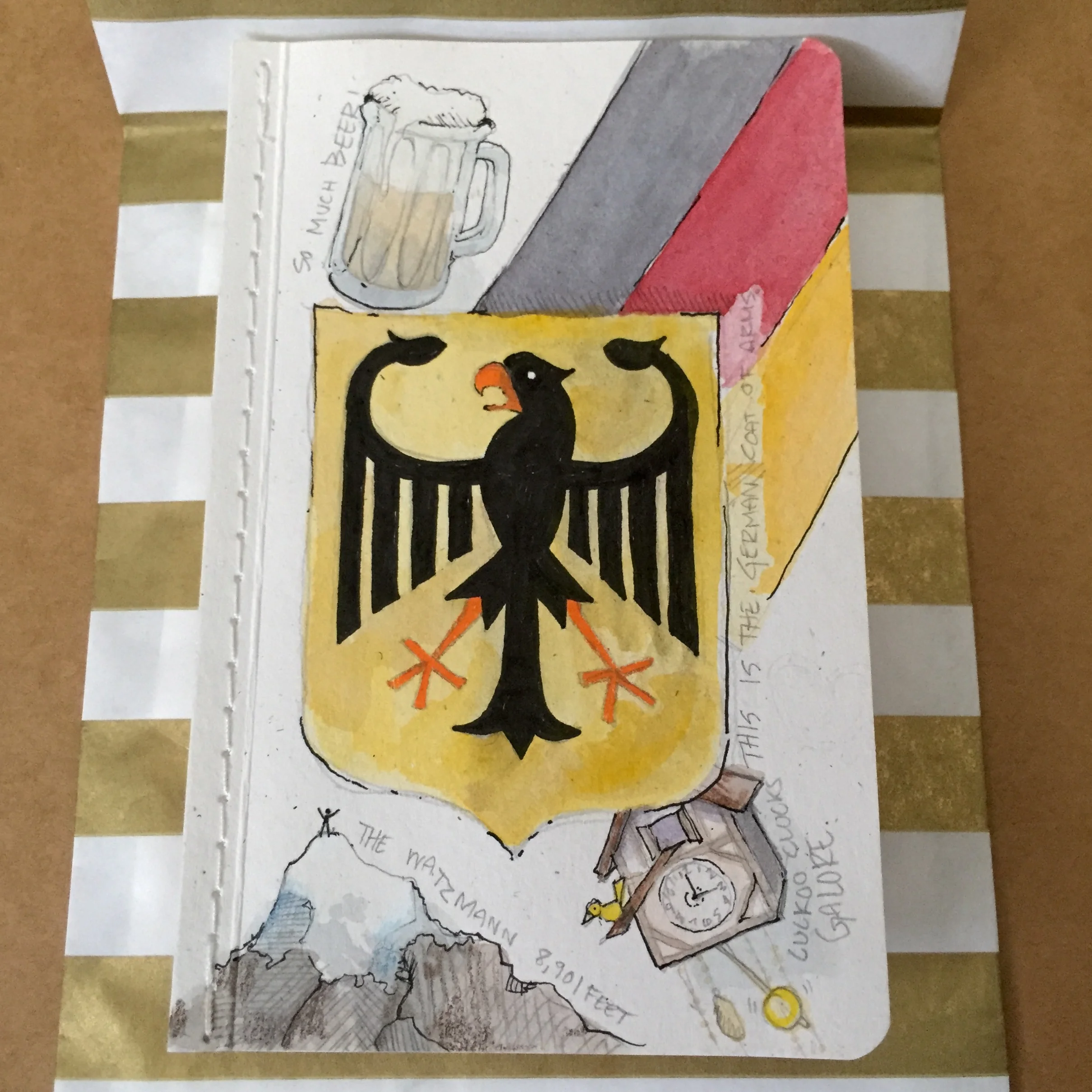 When you have a friend who's a pro artist, you get amazing handmade cards like this. You're awesome, A.Trest .