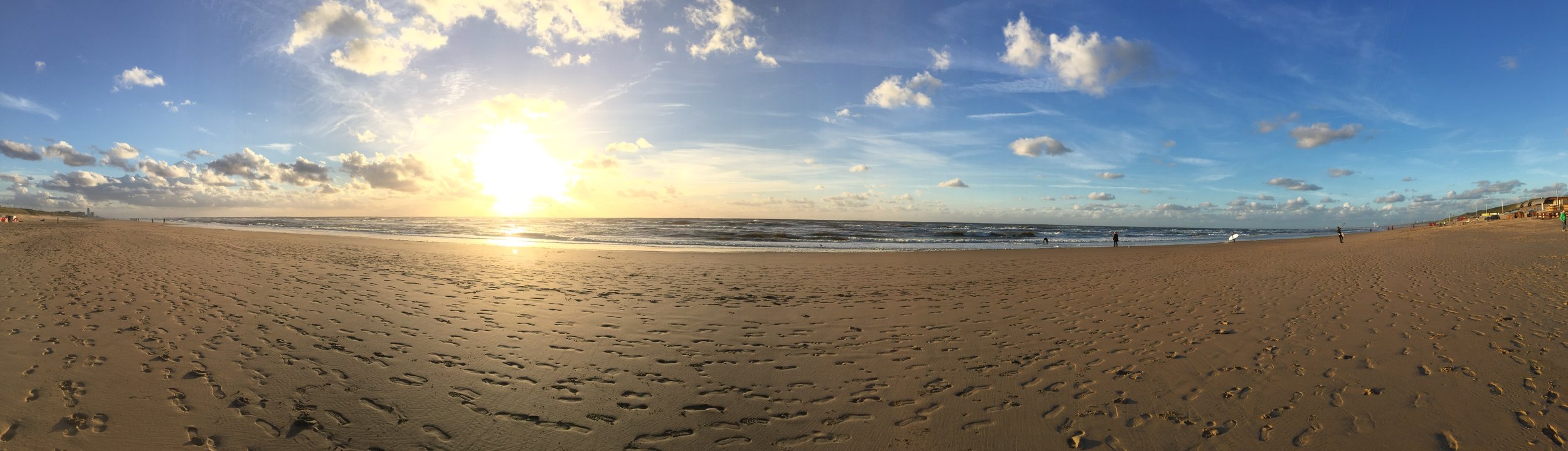 The beach at Bloemendaal aan Zee - on the North Sea