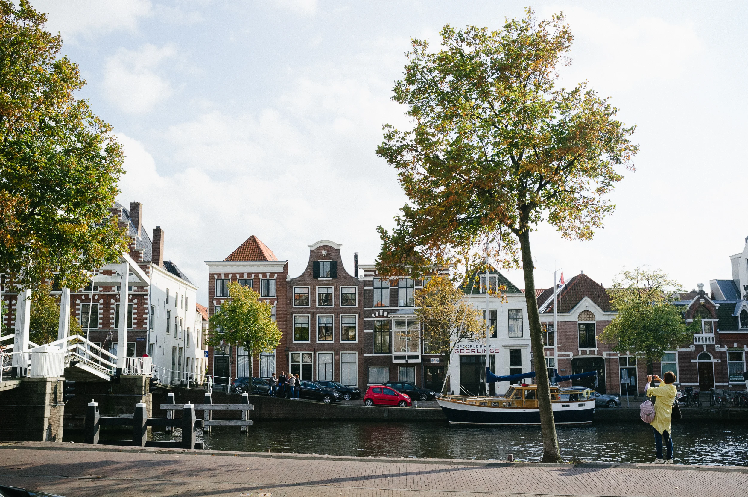 Dutch architecture abounds in Haarlem's streets. Photo taken with Fuji X100S, edited with VSCO.