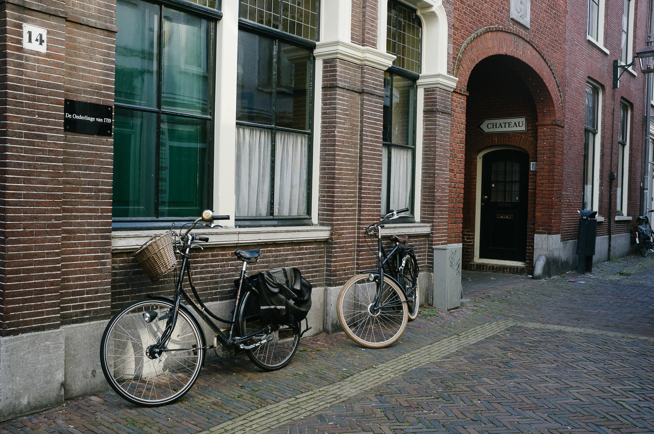 So many bikes in Haarlem. Photo taken with Fuji X100S, edited with VSCO.