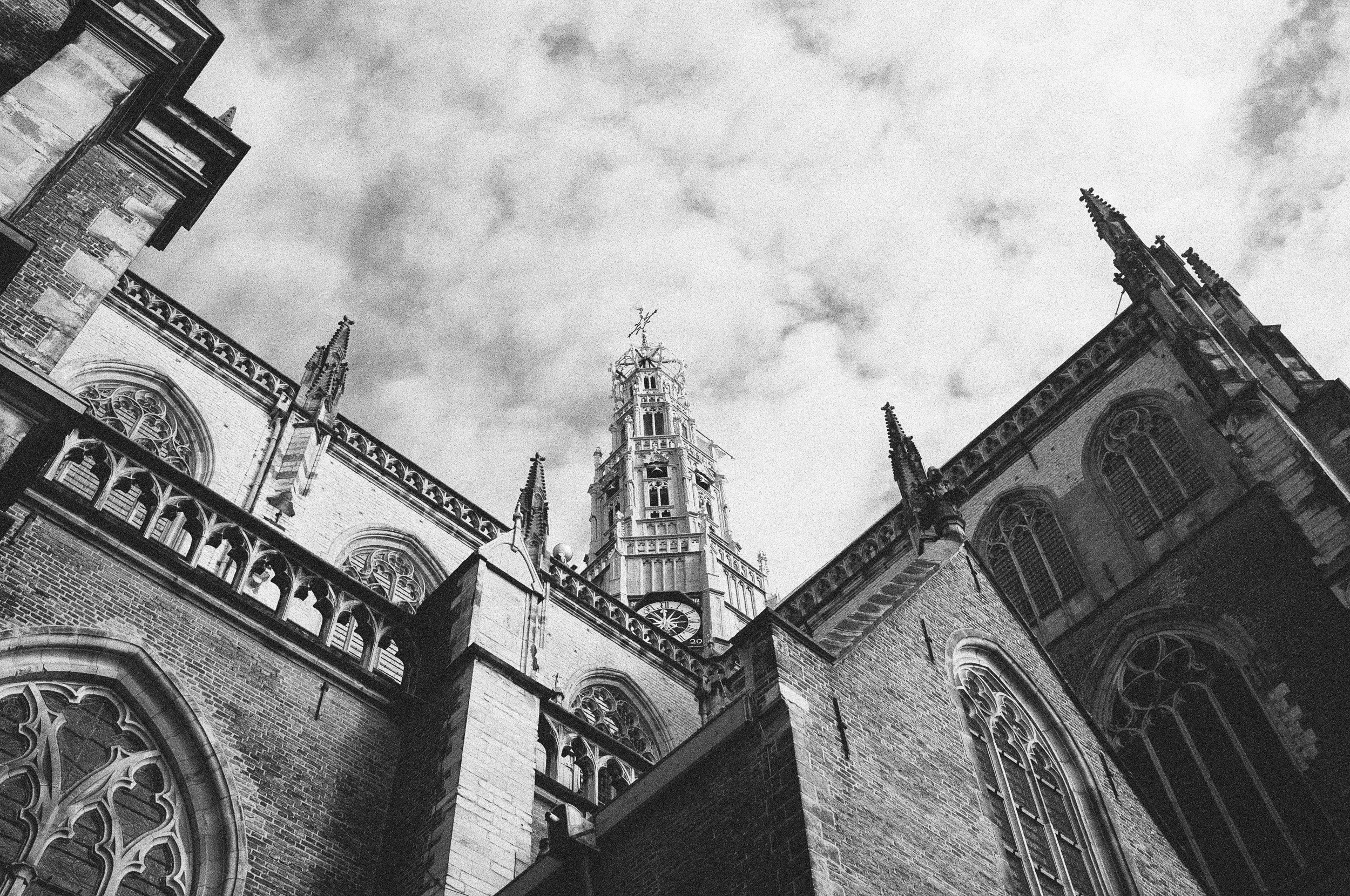 St. Bavo Church, Haarlem. Photo taken with Fuji X100S, edited with VSCO.