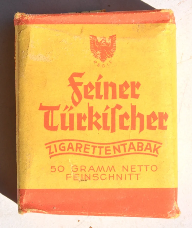 german tobacco German WW2 Package of Cigarette Tobacco 