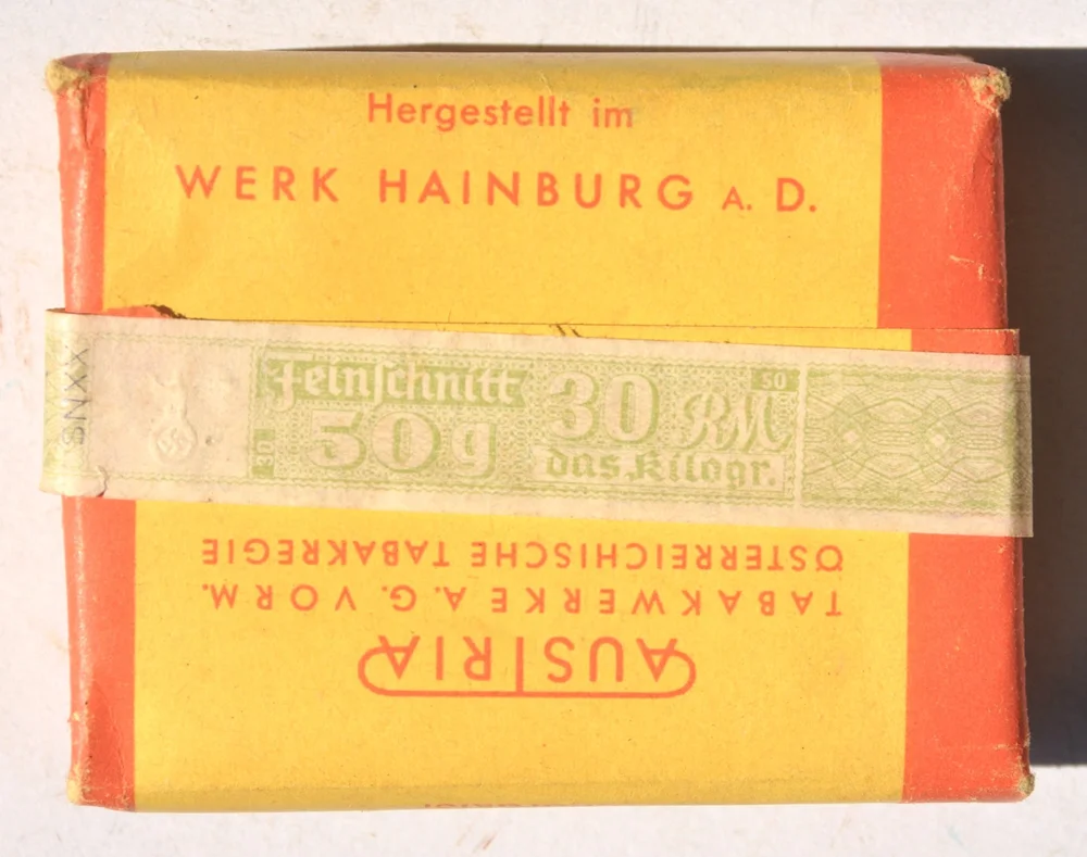 German WW2 Package of Cigarette Tobacco 