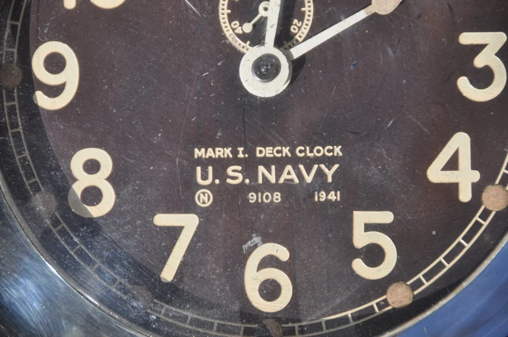 U. S. Navy WW2 Mark 1 Deck Clock Chelsea Clock — Antiques from The
