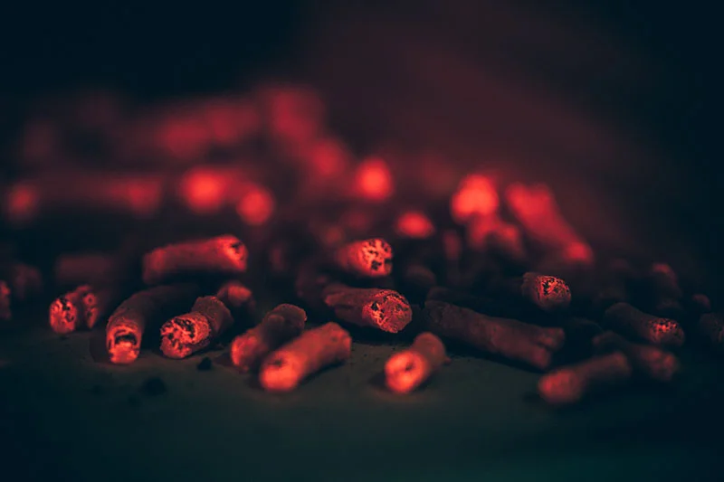 Biomass pellets from waste coffee grounds have a high calorific value