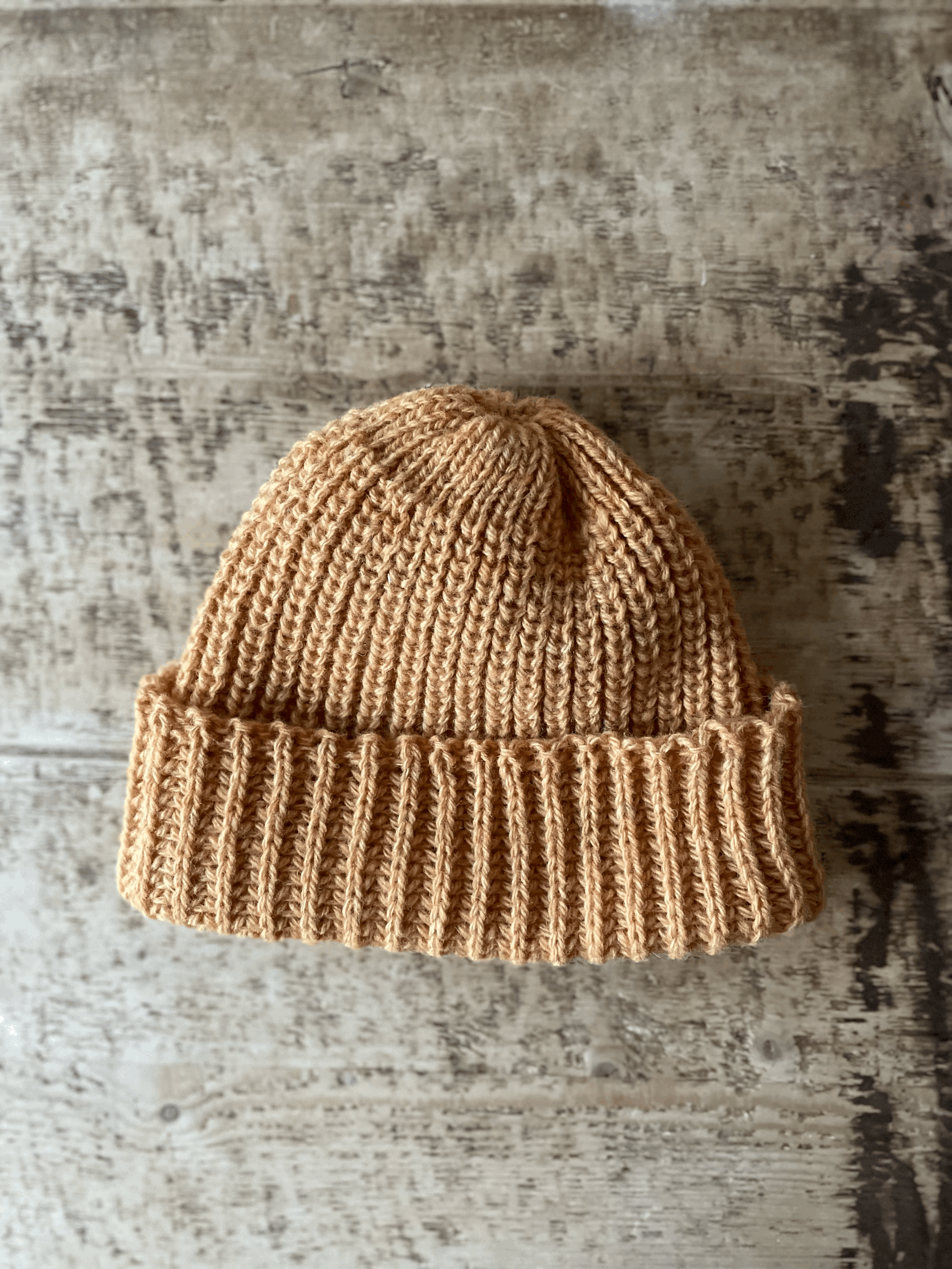 HAND-KNITTED FISHERMAN'S HAT