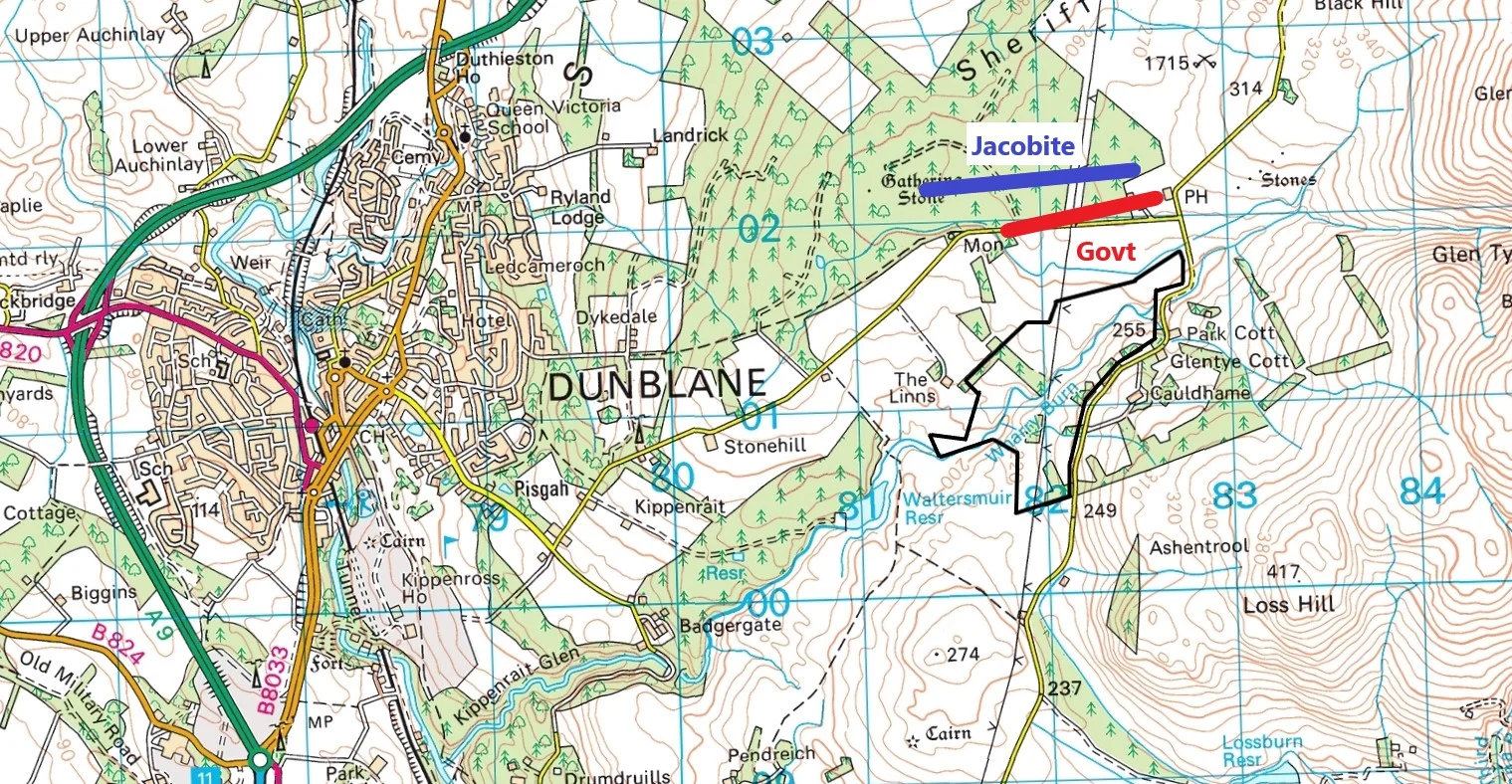 Sheriffmuir 1715 - threat from forestry