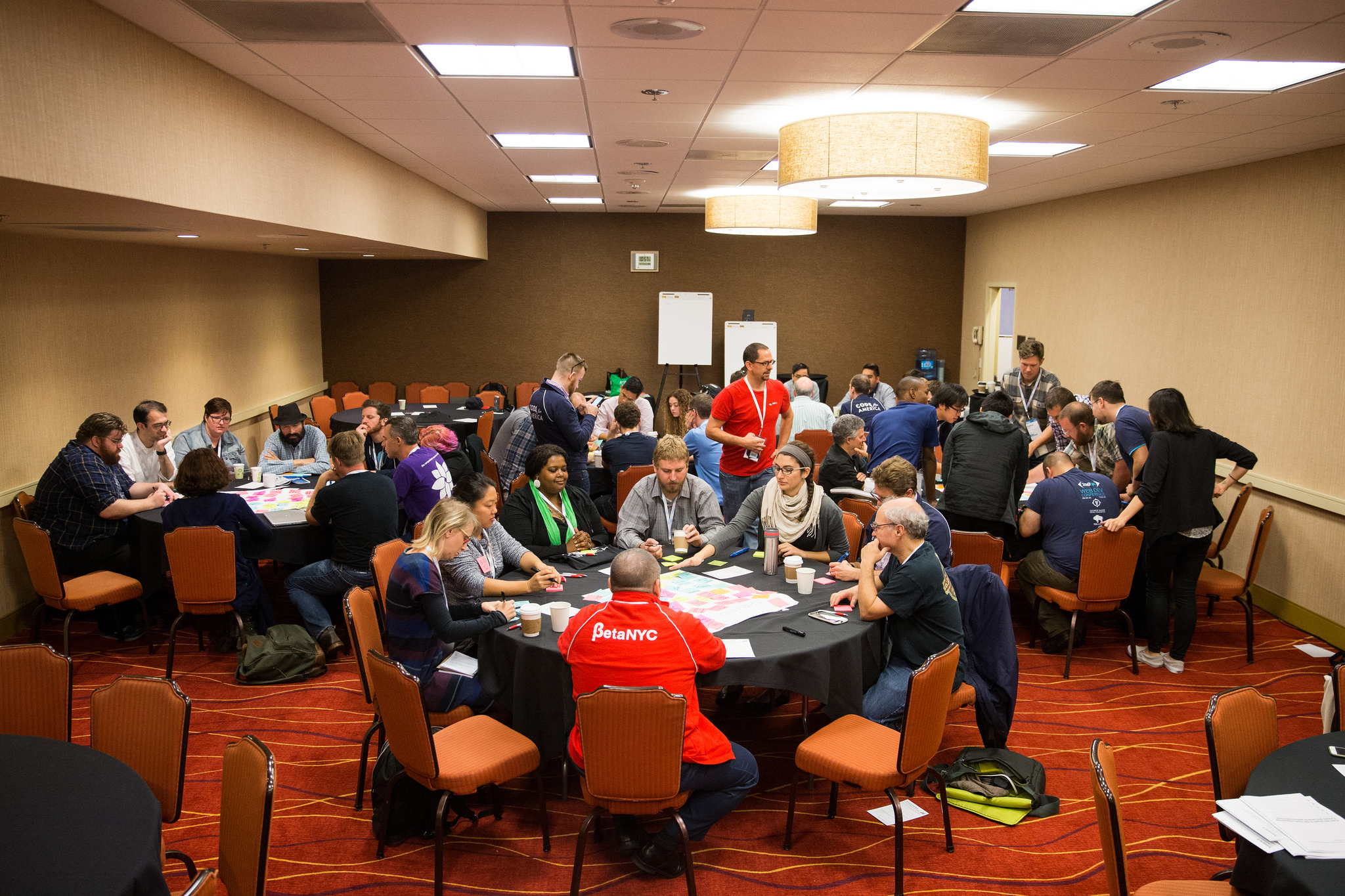 Leading an in-person participatory design workshop at Code for America's Summit