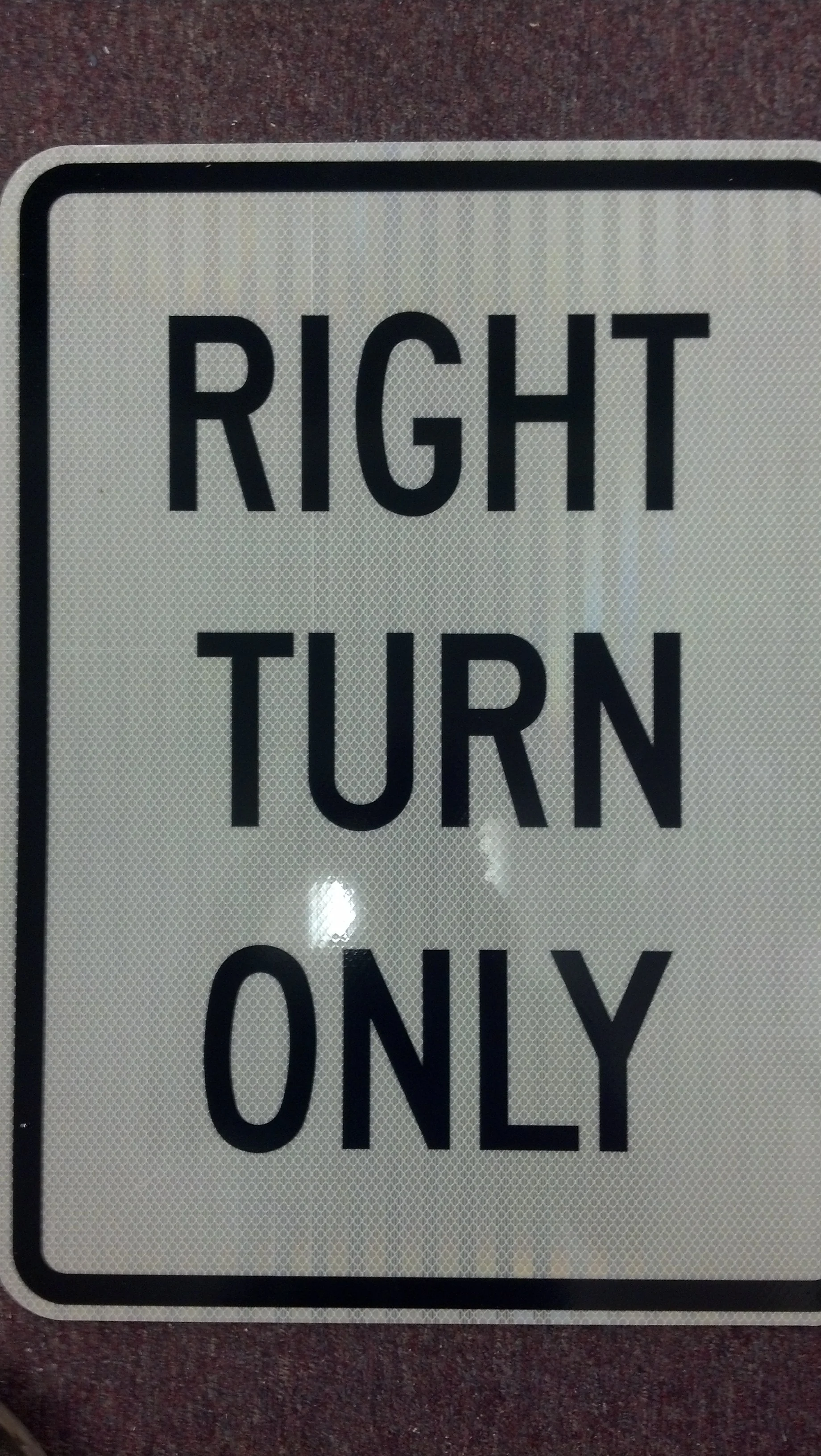 Street Sign - High Intensity Prismatic Reflective