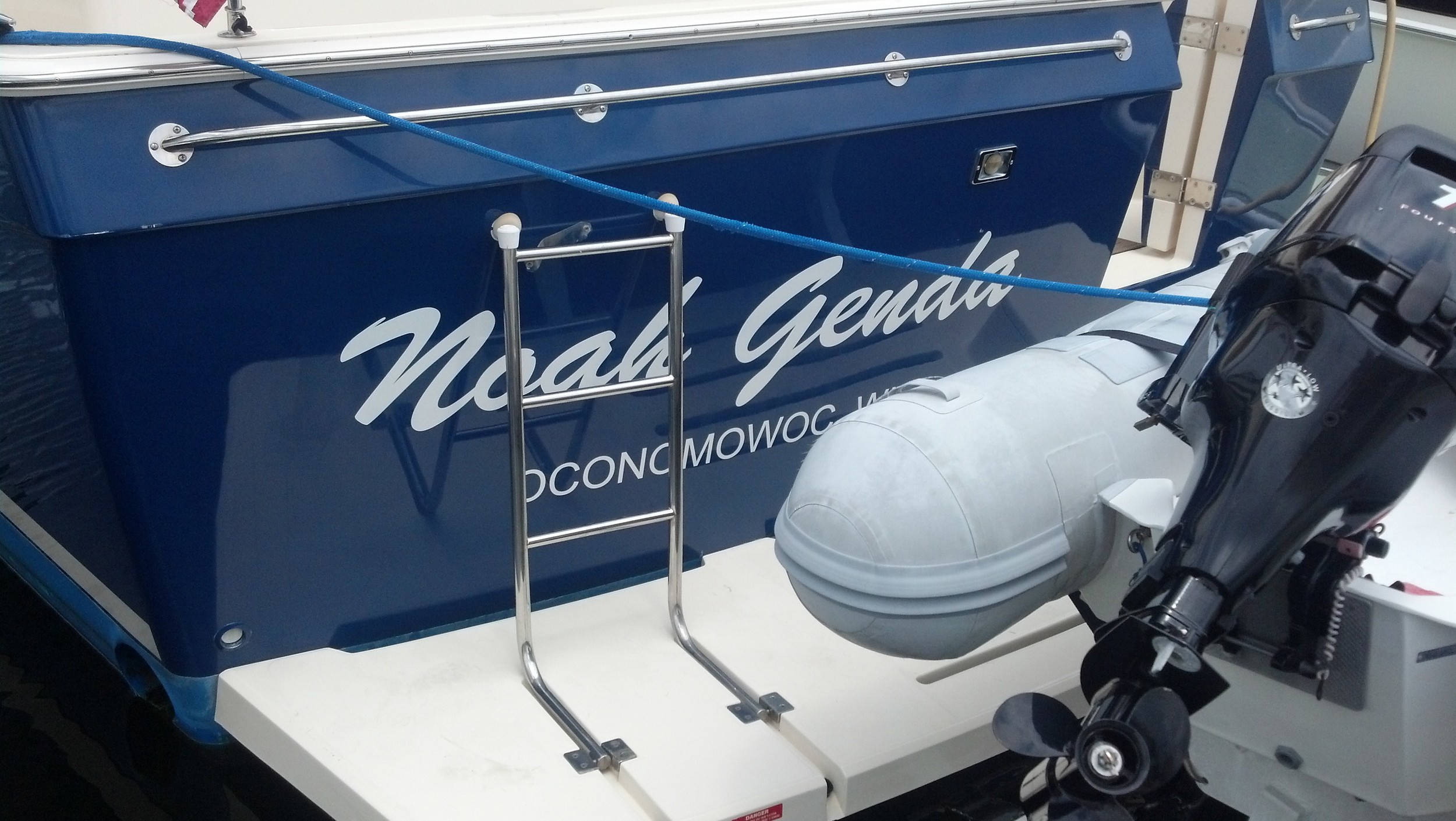 Transom Lettering