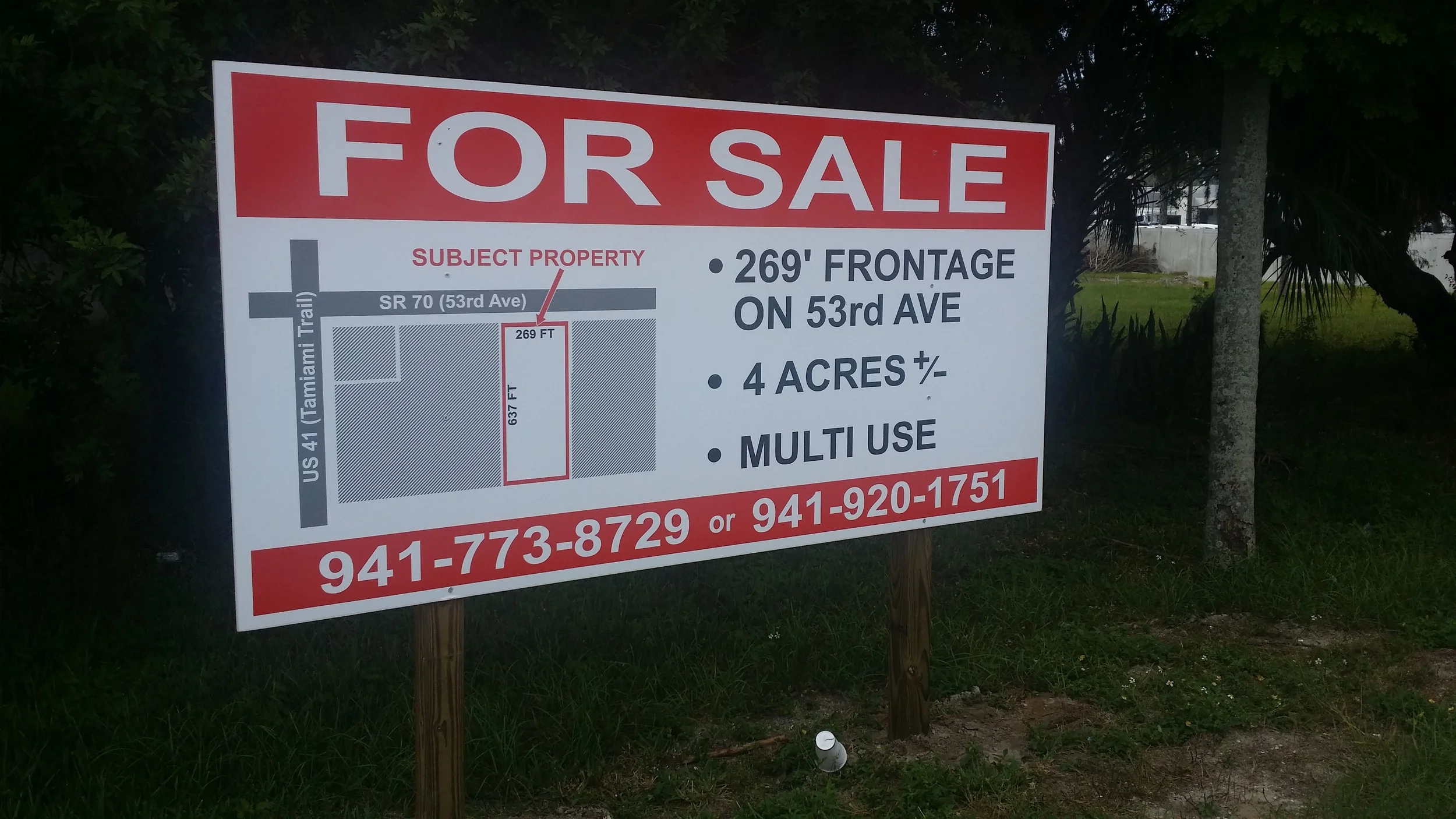 4' x 8' Real Estate Sign