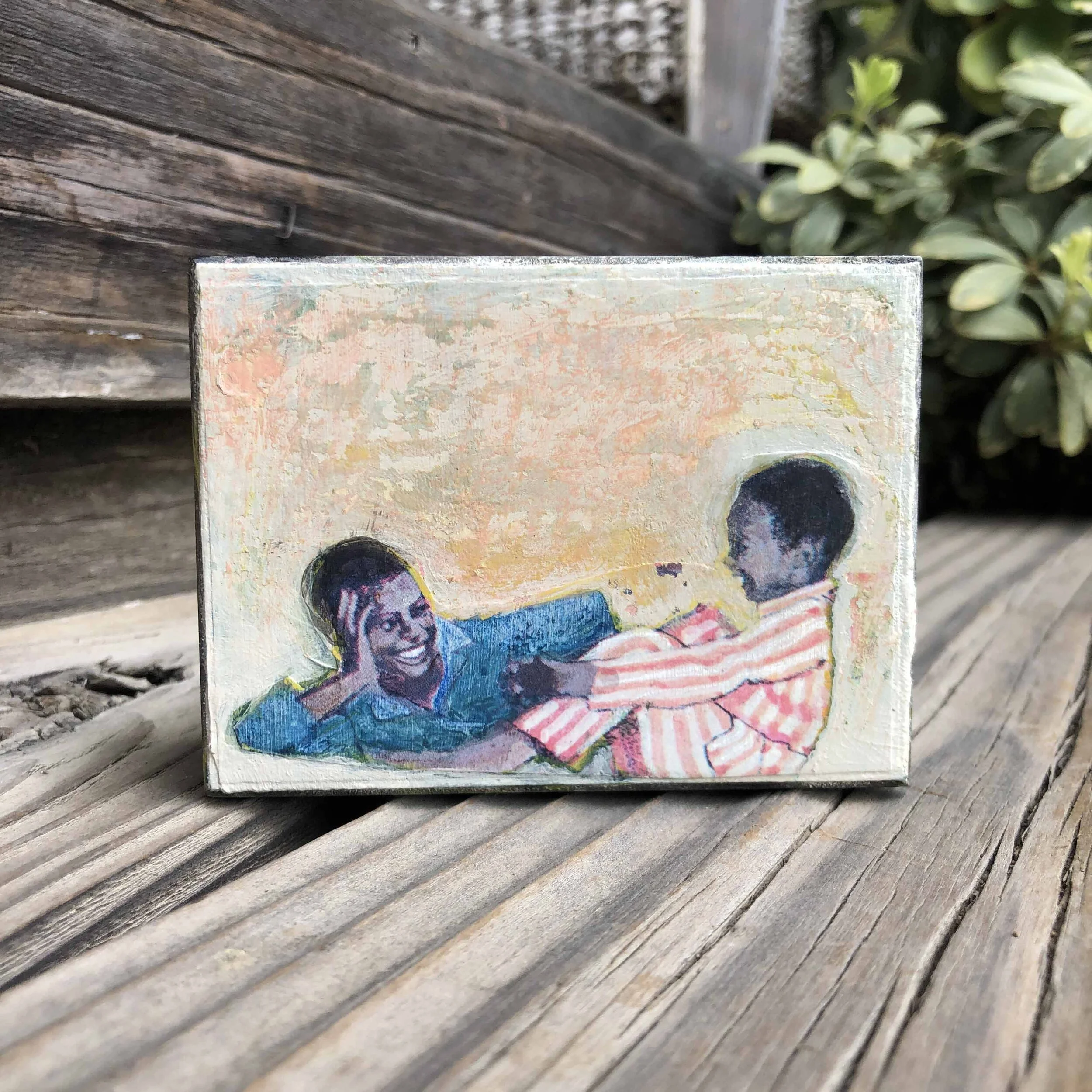 mmc2021-008 MMCothern - Bedtime - mx media on wood - 3inx4inx1in.JPG