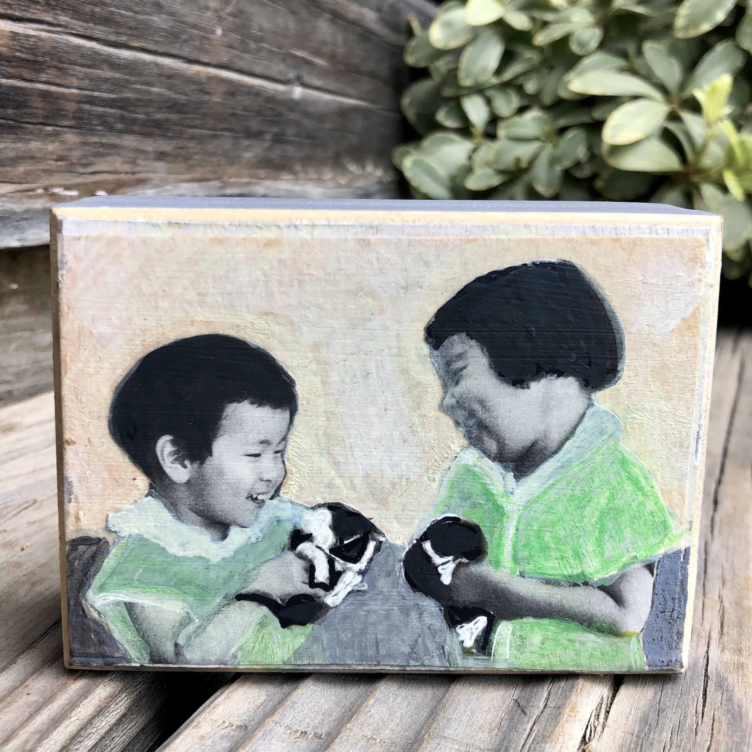 mmc2021-009 MMCothern - Kittens - mx media on wood - 3inx4inx1in.JPG