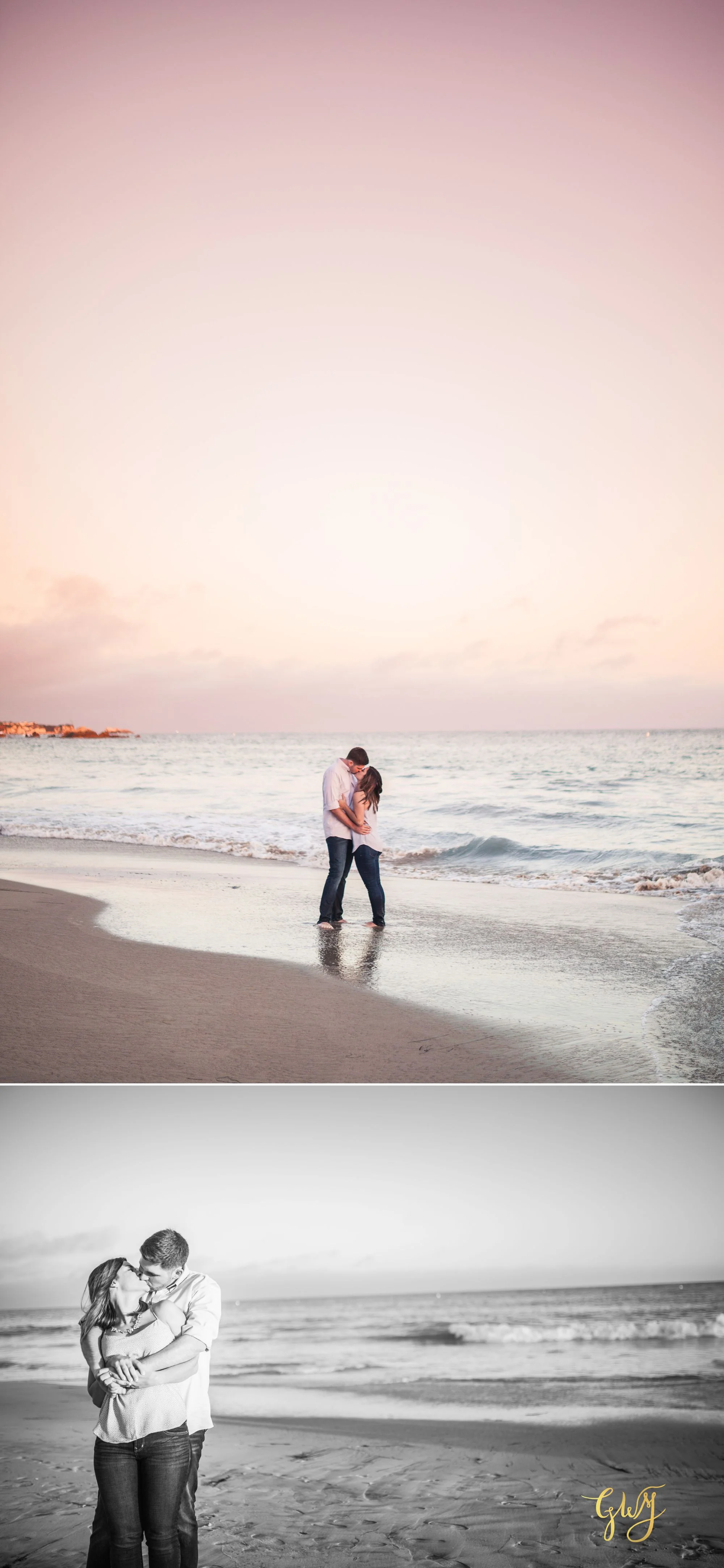 Allison + Jared Oak Canyon Nature Center Corona Del Mar Beach Sunset by Glass Woods Media 9.jpg