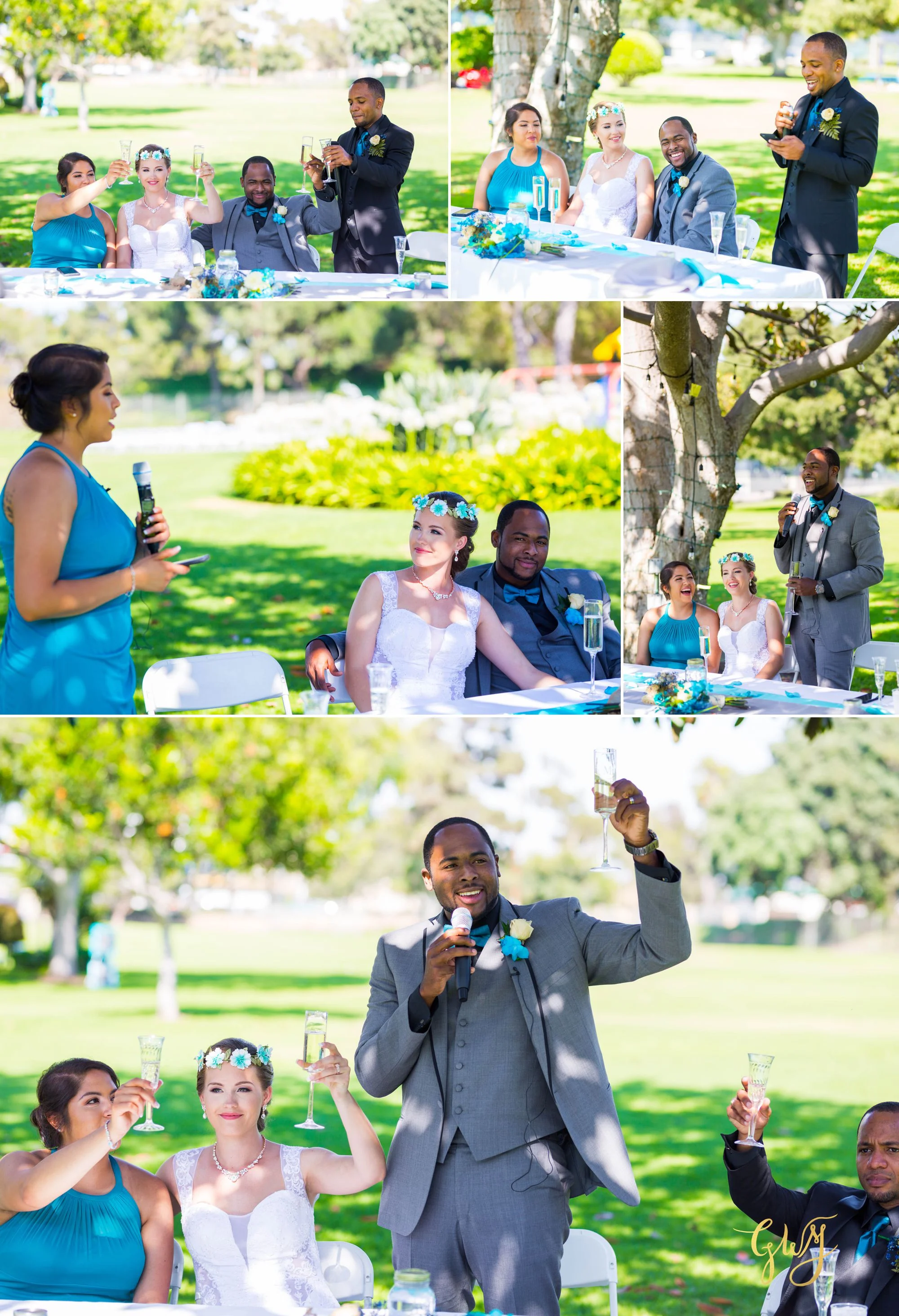 Rebecca + Torand El Segundo Chevron Employee Park Summer Barbados Bajan Wedding by Glass Woods Media 11.jpg