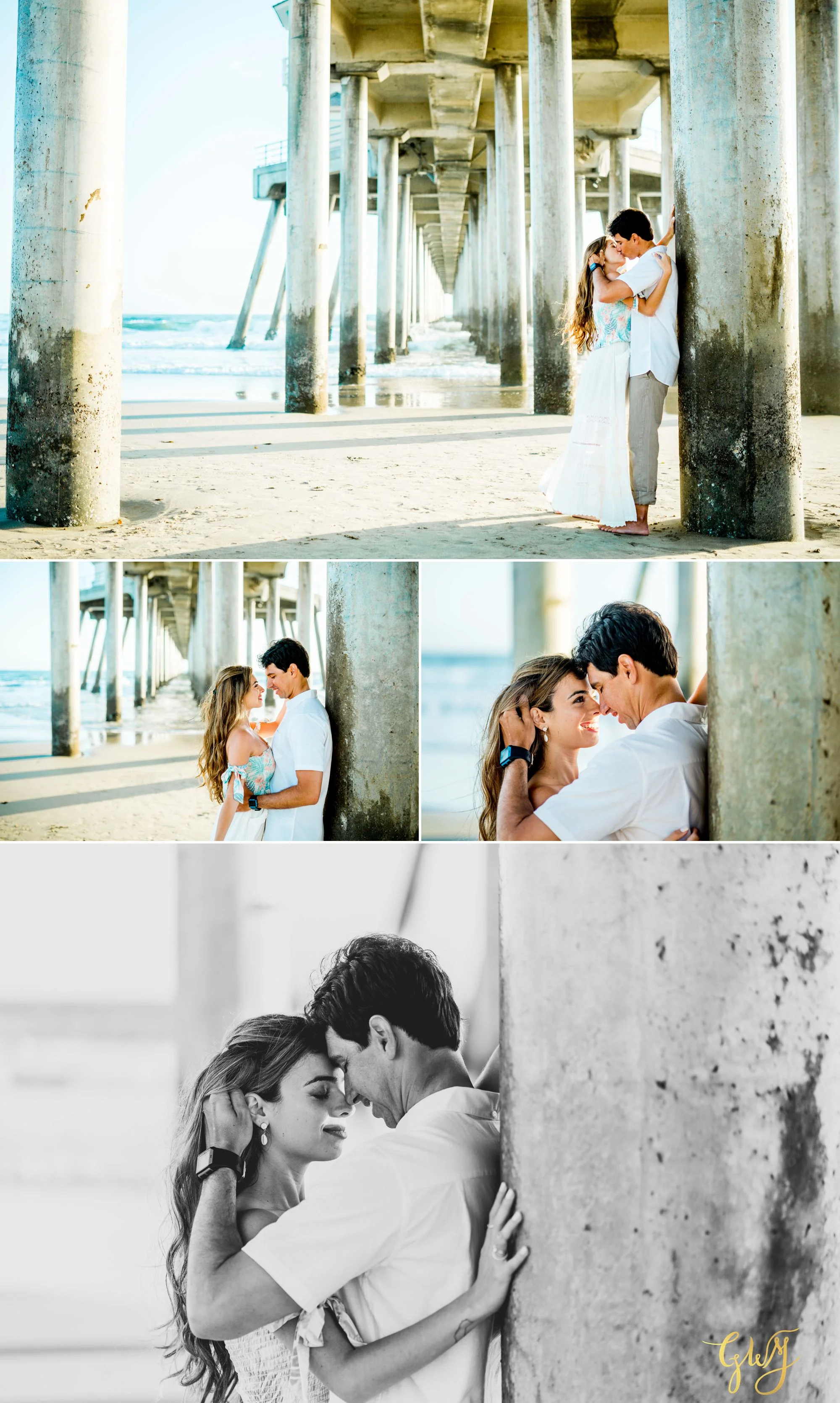 Felipe + Isabella Huntington Beach Summer Sunset Engagement Session by Glass Woods Media 17.jpg