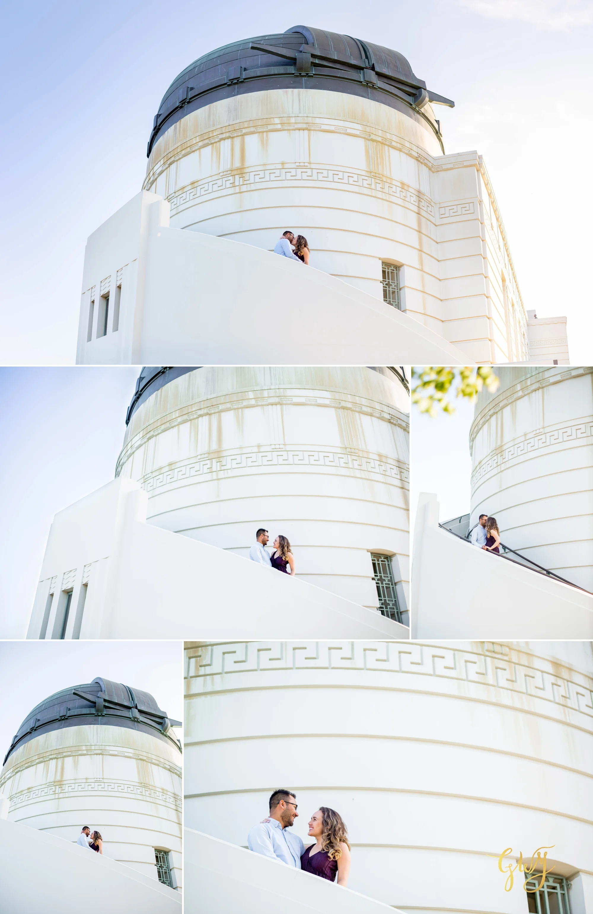 Emily + Gilbert's Griffith Observatory LA Dreamy Sunset Engagement Session by Glass Woods Media 5.jpg