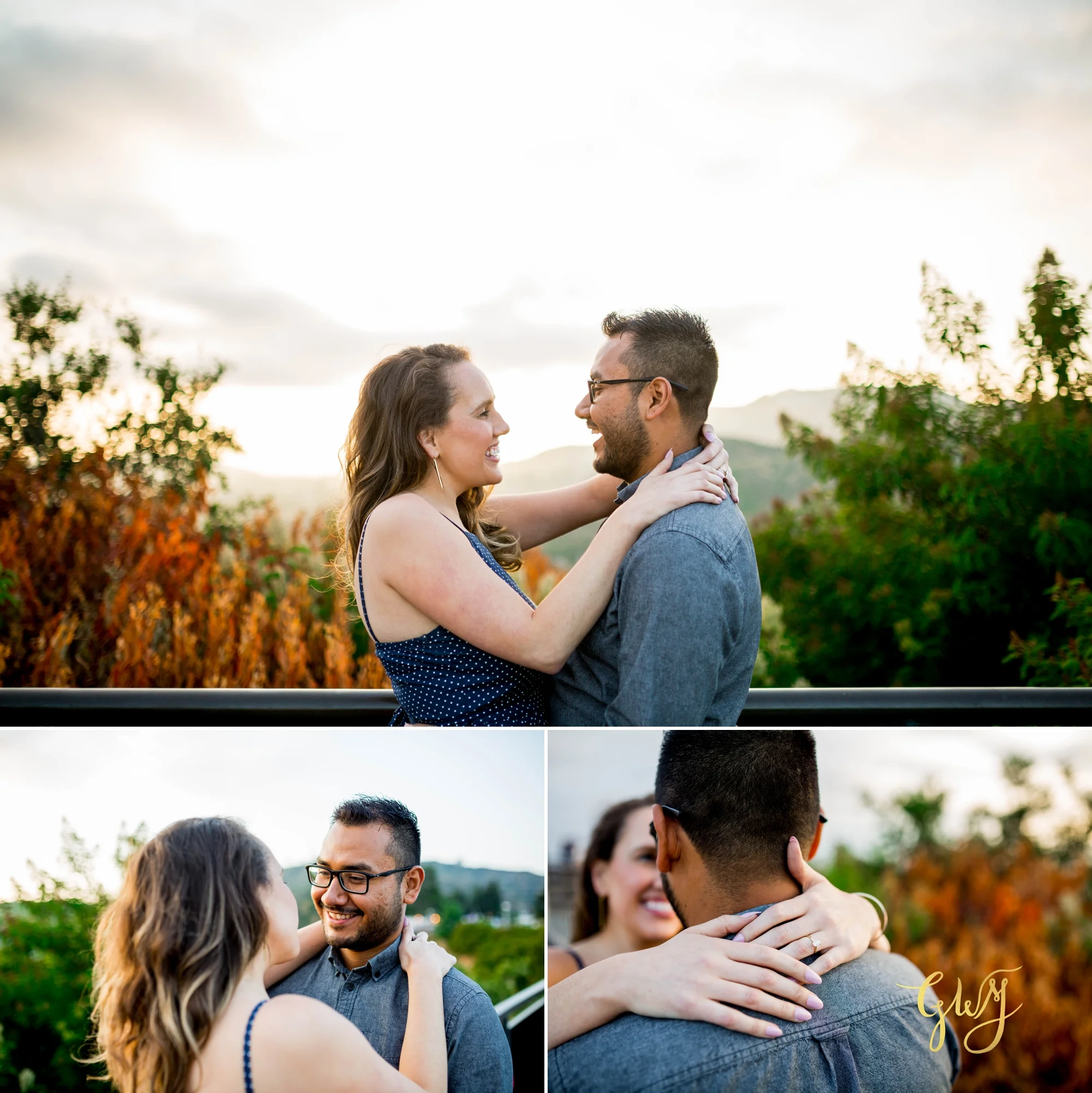 Emily + Gilbert's Griffith Observatory LA Dreamy Sunset Engagement Session by Glass Woods Media 12.jpg
