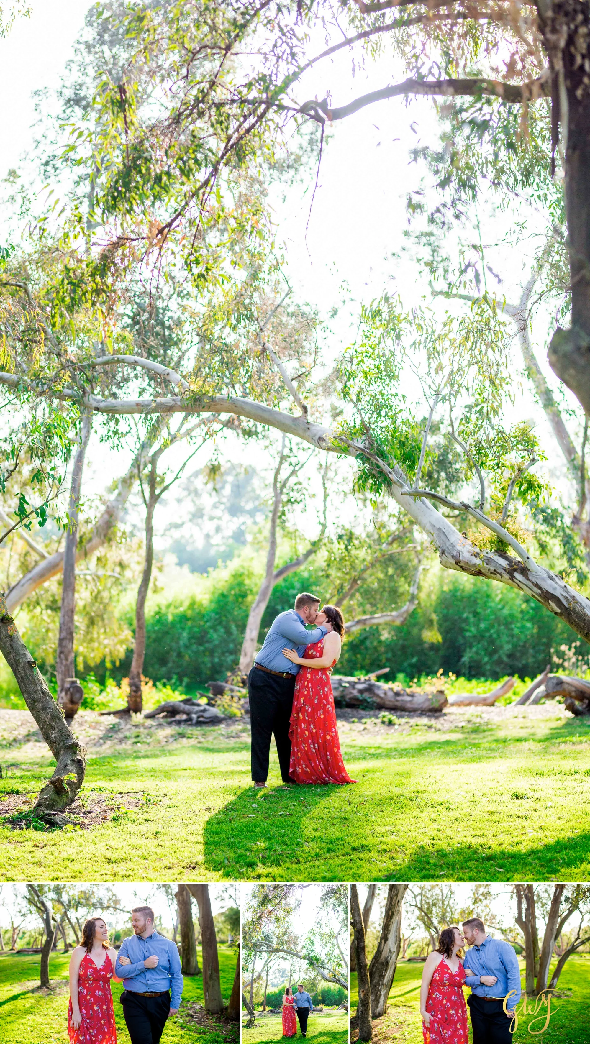 Cristina + David's Huntington Beach Central Park Romantic Sunset Engagement Session by Glass Woods Media 4.jpg