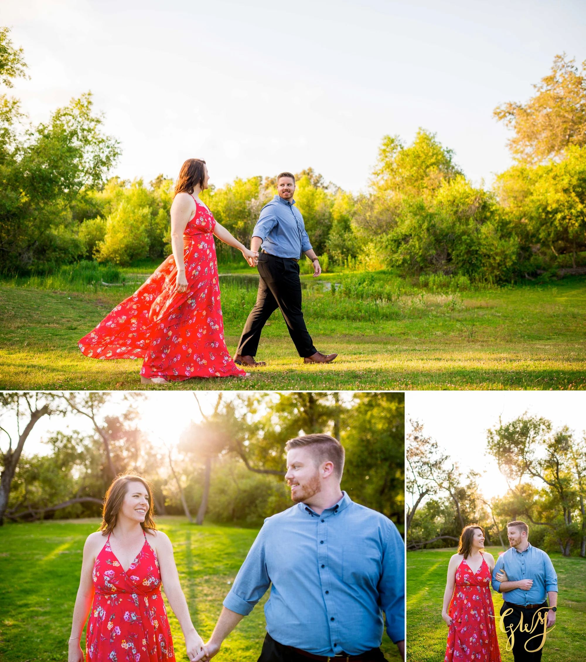 Cristina + David's Huntington Beach Central Park Romantic Sunset Engagement Session by Glass Woods Media 9.jpg