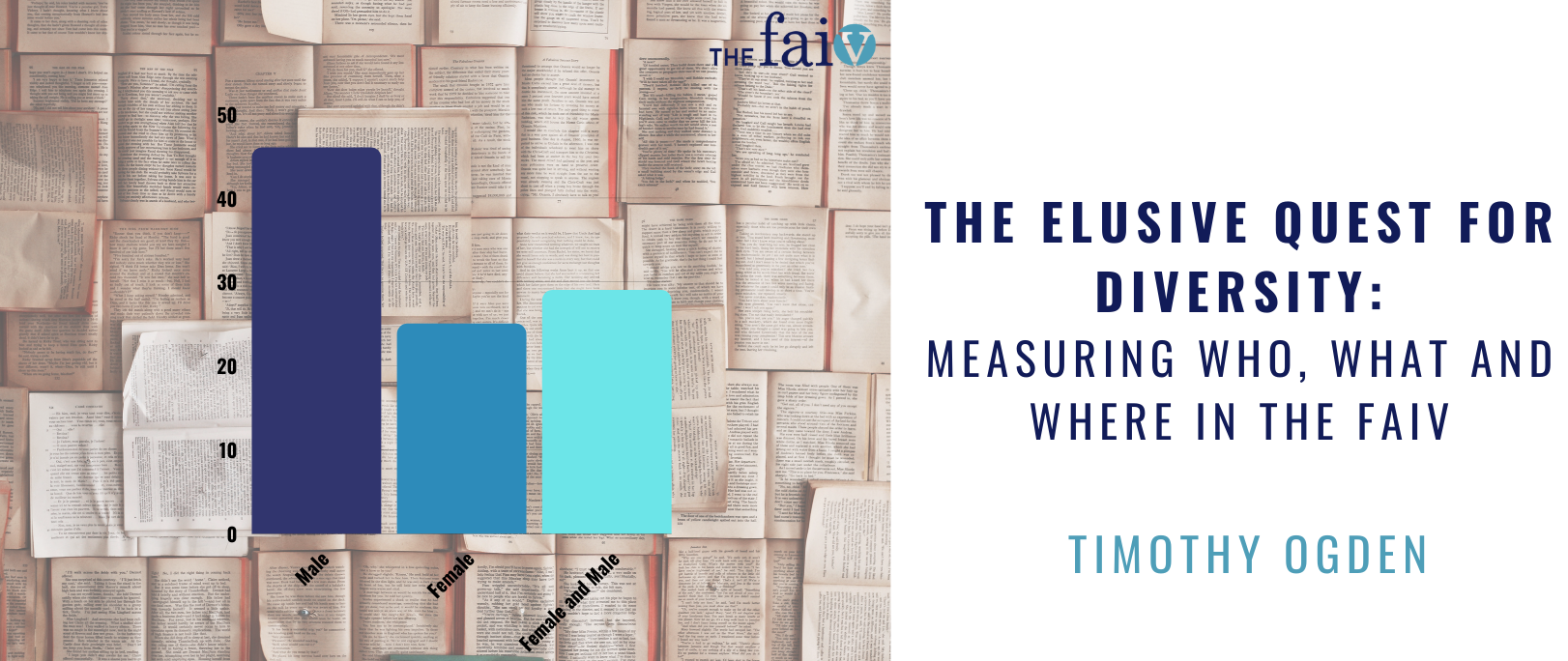  We set out to track how diverse the authors we featured in the faiV were - how many women? How many scholars and institutions from the Global South? Here’s what we found. 
