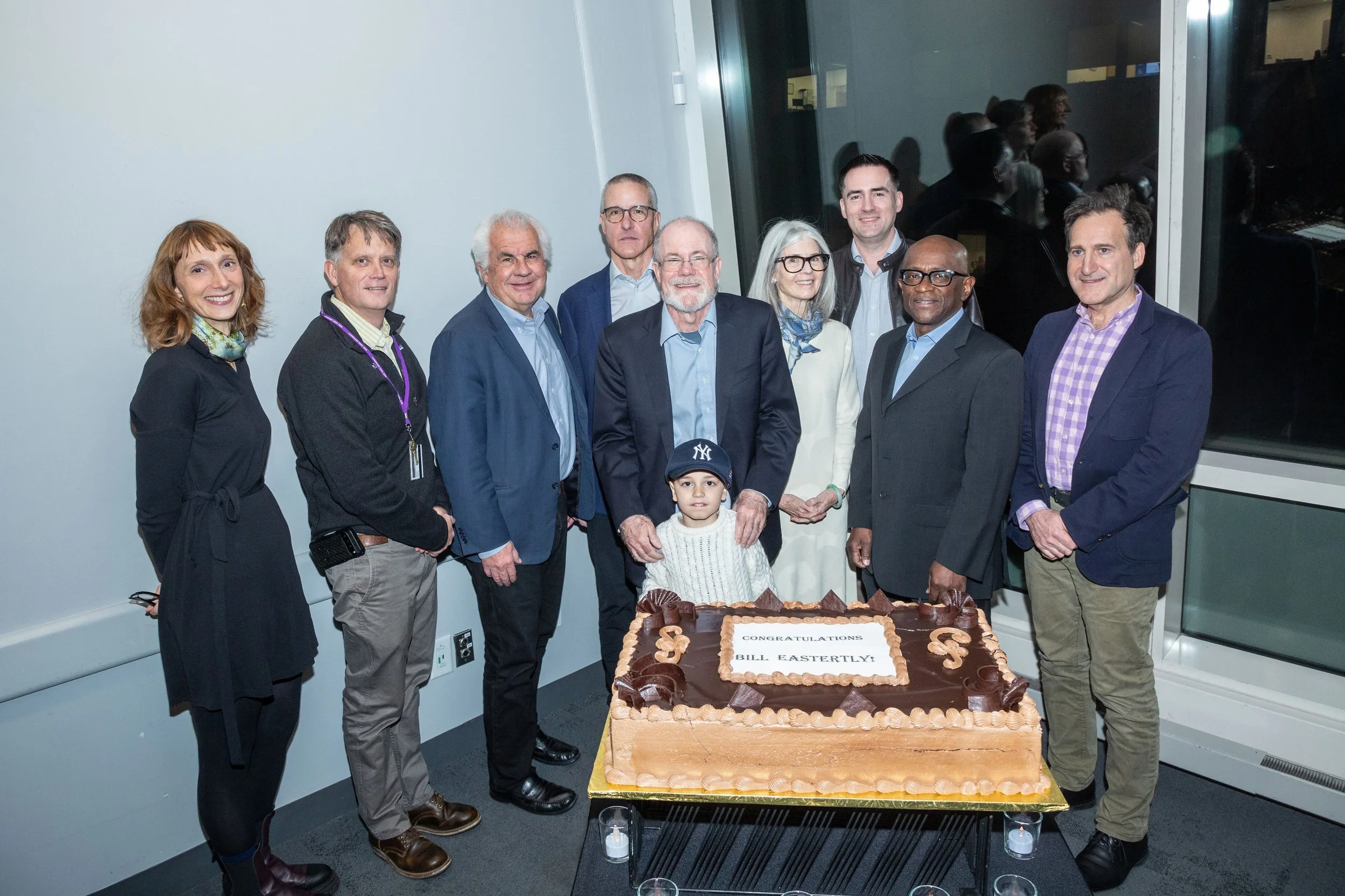 Guests at Bill Easterly's Retirement party and book launch, November 2025