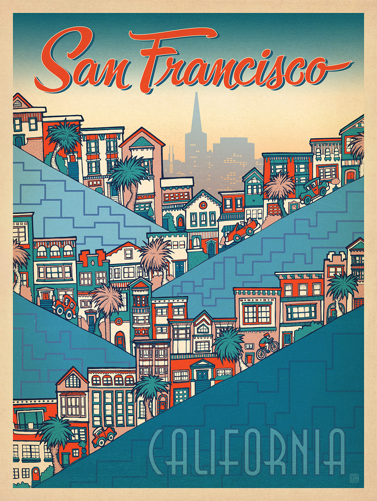 SAN FRANCISCO POSTER FOR ANDERSON DESIGN GROUP (PURCHASE PRINTS HERE)