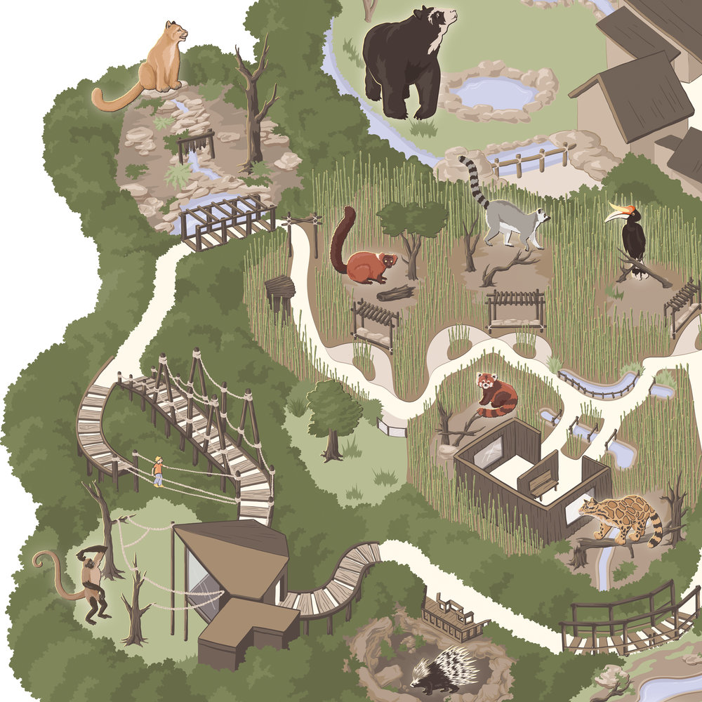 Map Of Nashville Zoo Nashville Zoo Map โ Carden Illustration Map Of Nashville Zoo Nashville Zoo Map โ Carden Illustration