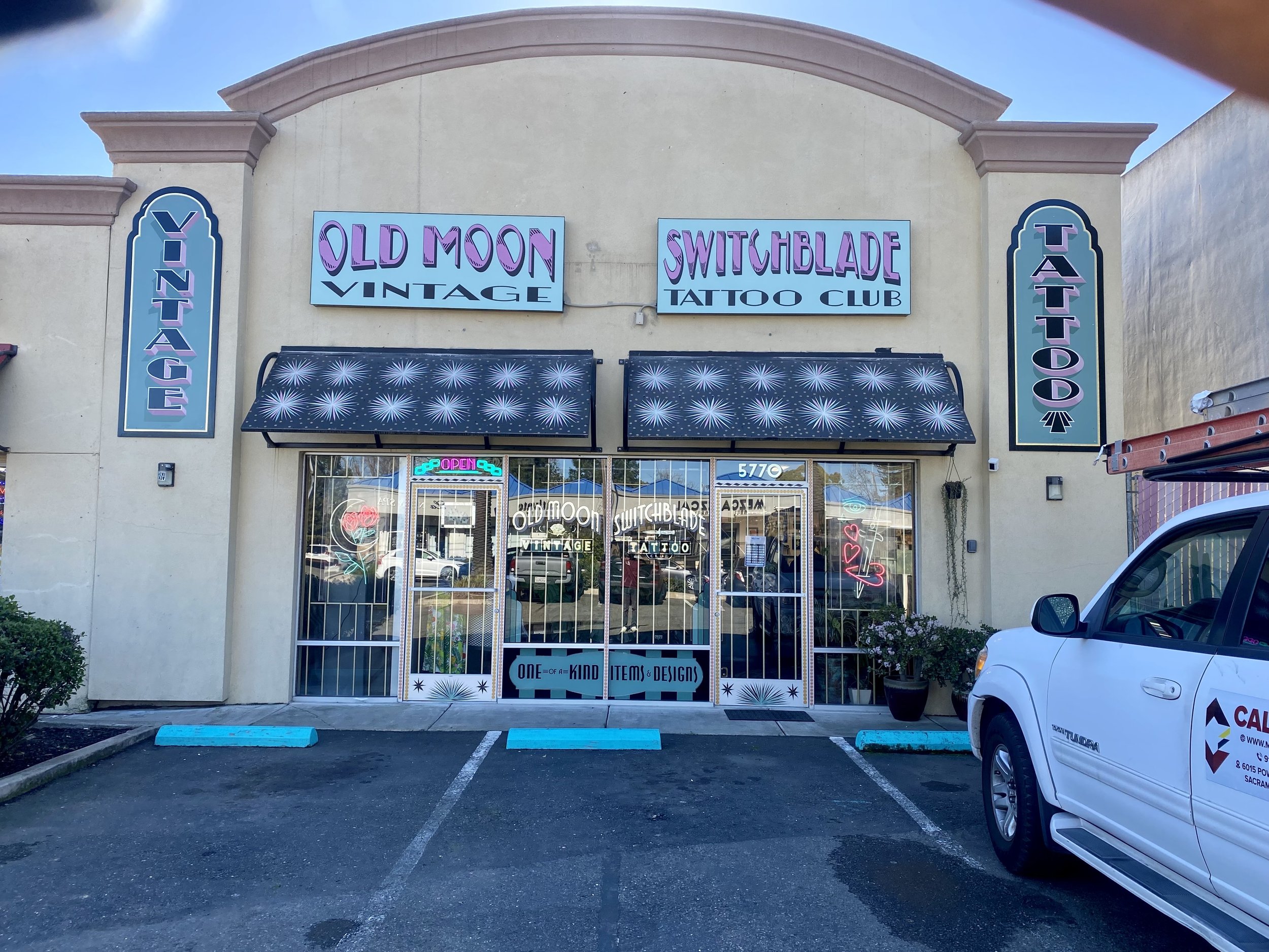 Old Moon Vintage &amp; Switchblade Tattoo Club