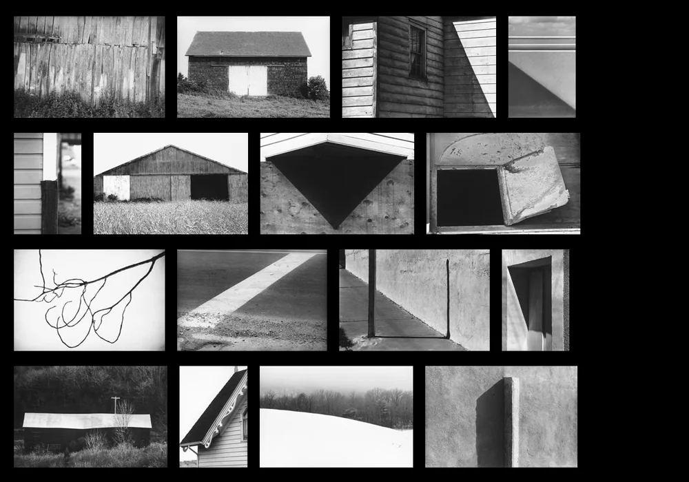 Screen capture showing thumbnails of Ellsworth Kelly's photographs on Matthew Marks Gallery’s website, www.matthewmarks.com .