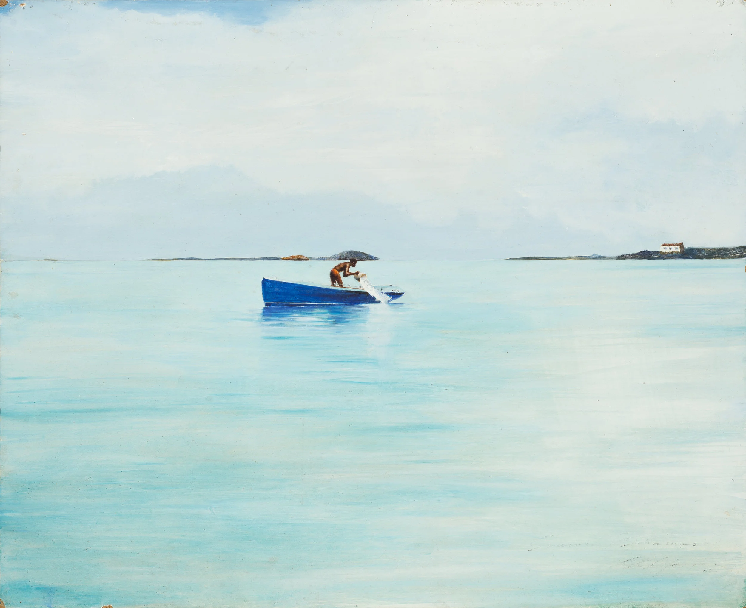 Bailing Seawater, Exuma
