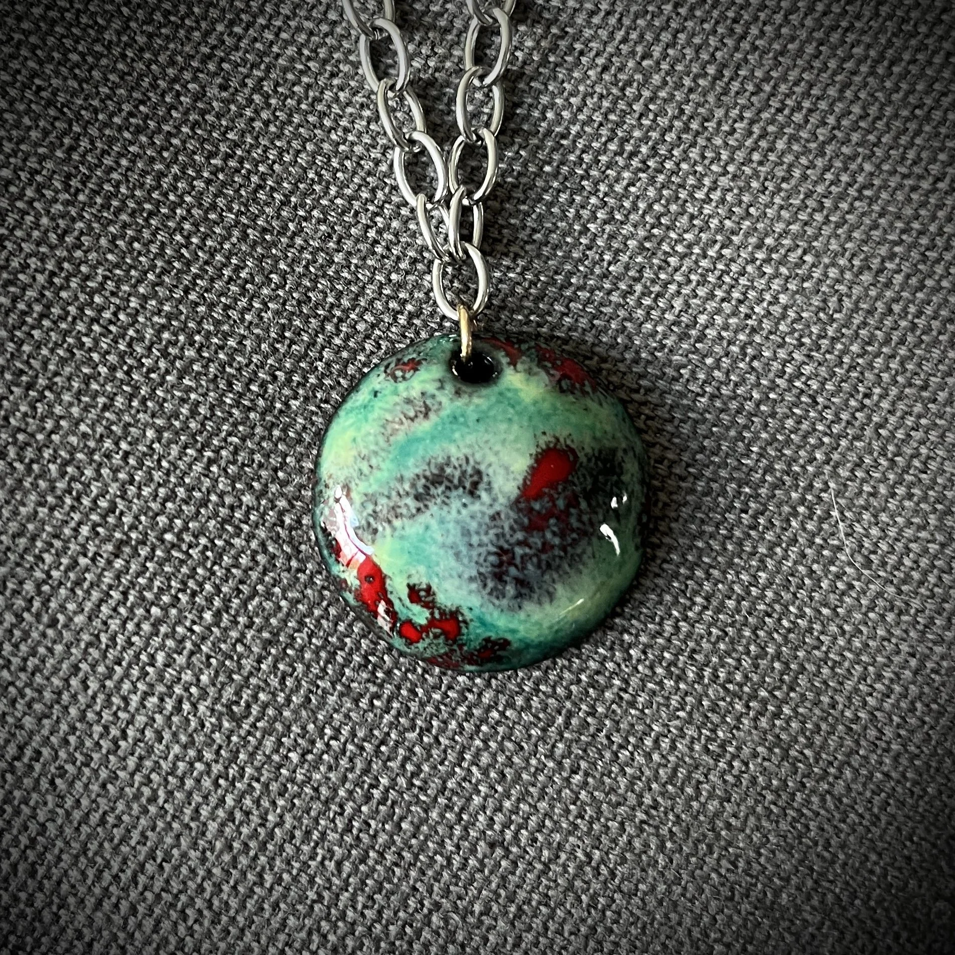 Glass Enamel Pendant