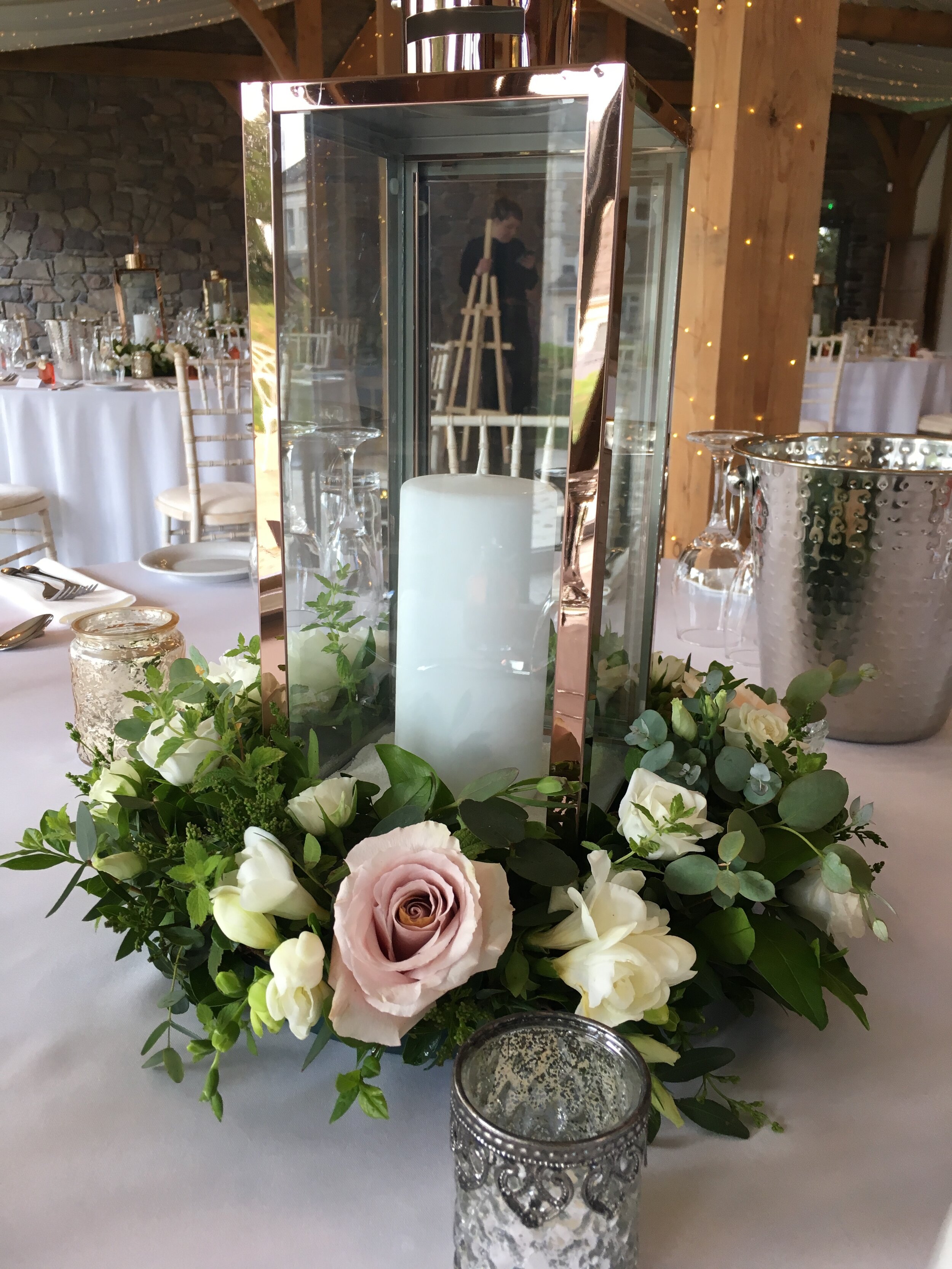North Devon Wedding Flowers - centrepiece
