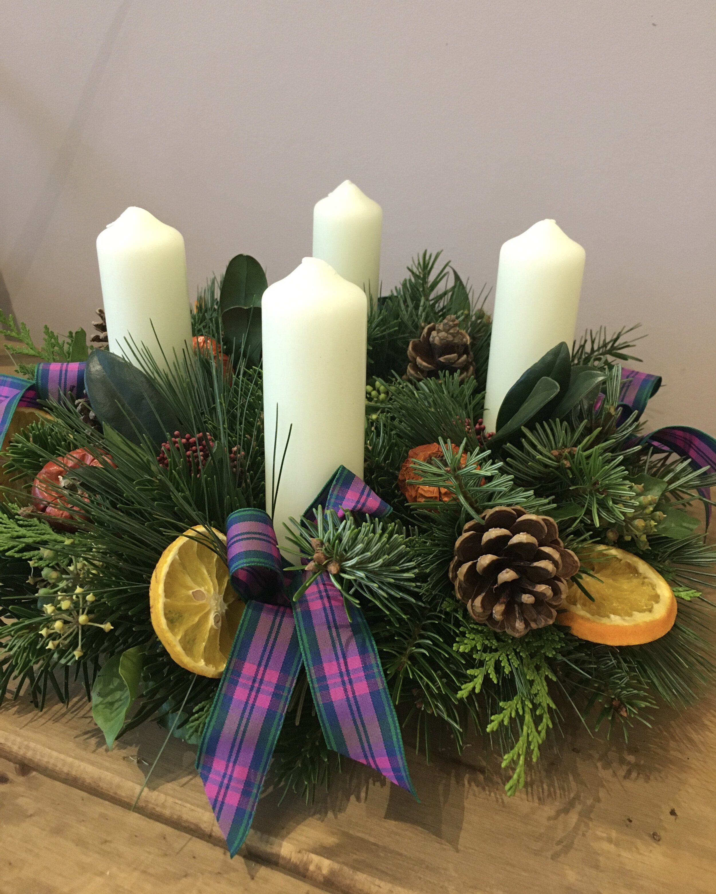 Counting down to Christmas - with an advent candle ring — Church