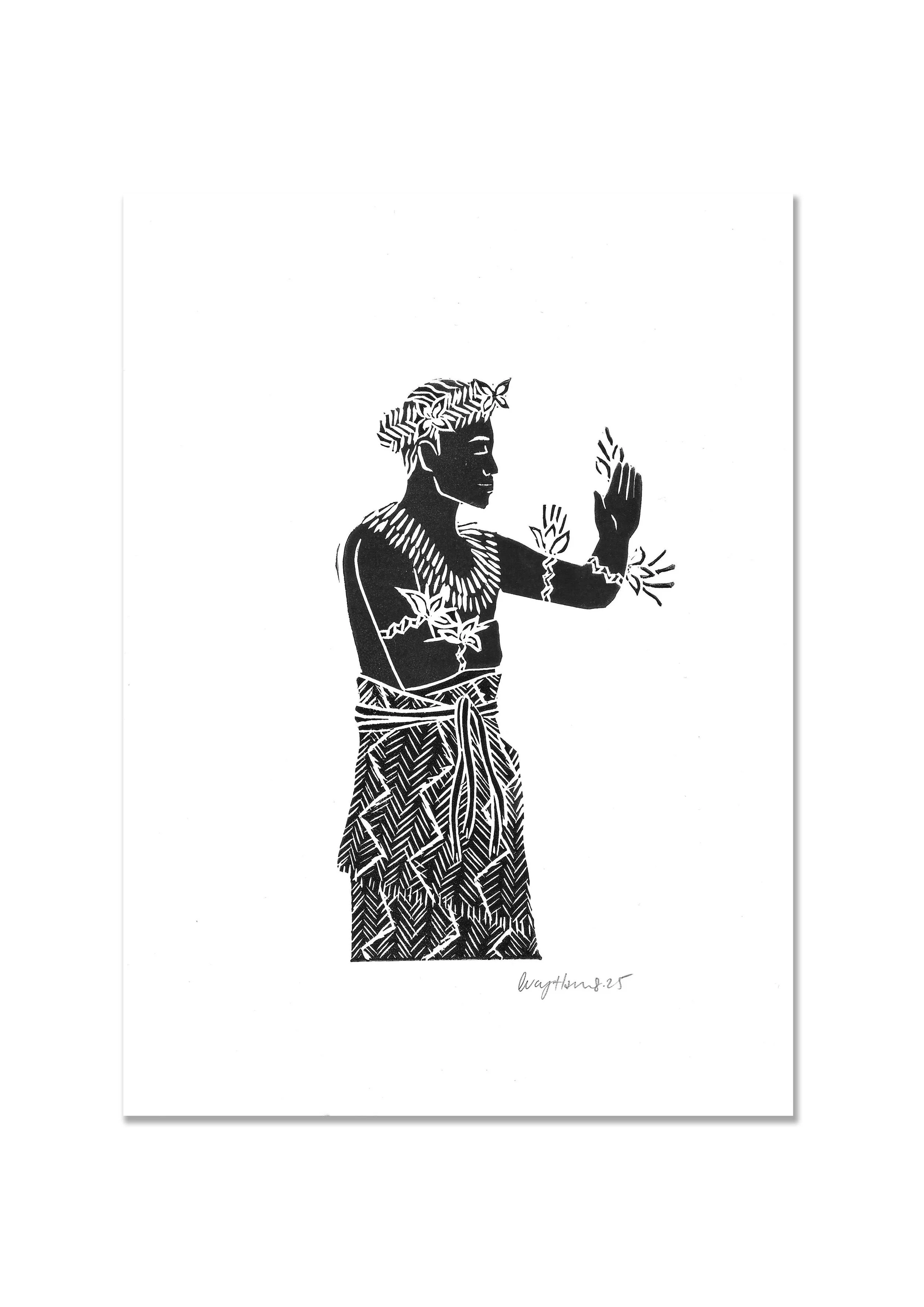 KIRIBATI DANCER A4 PRINT - UNFRAMED copy.jpg