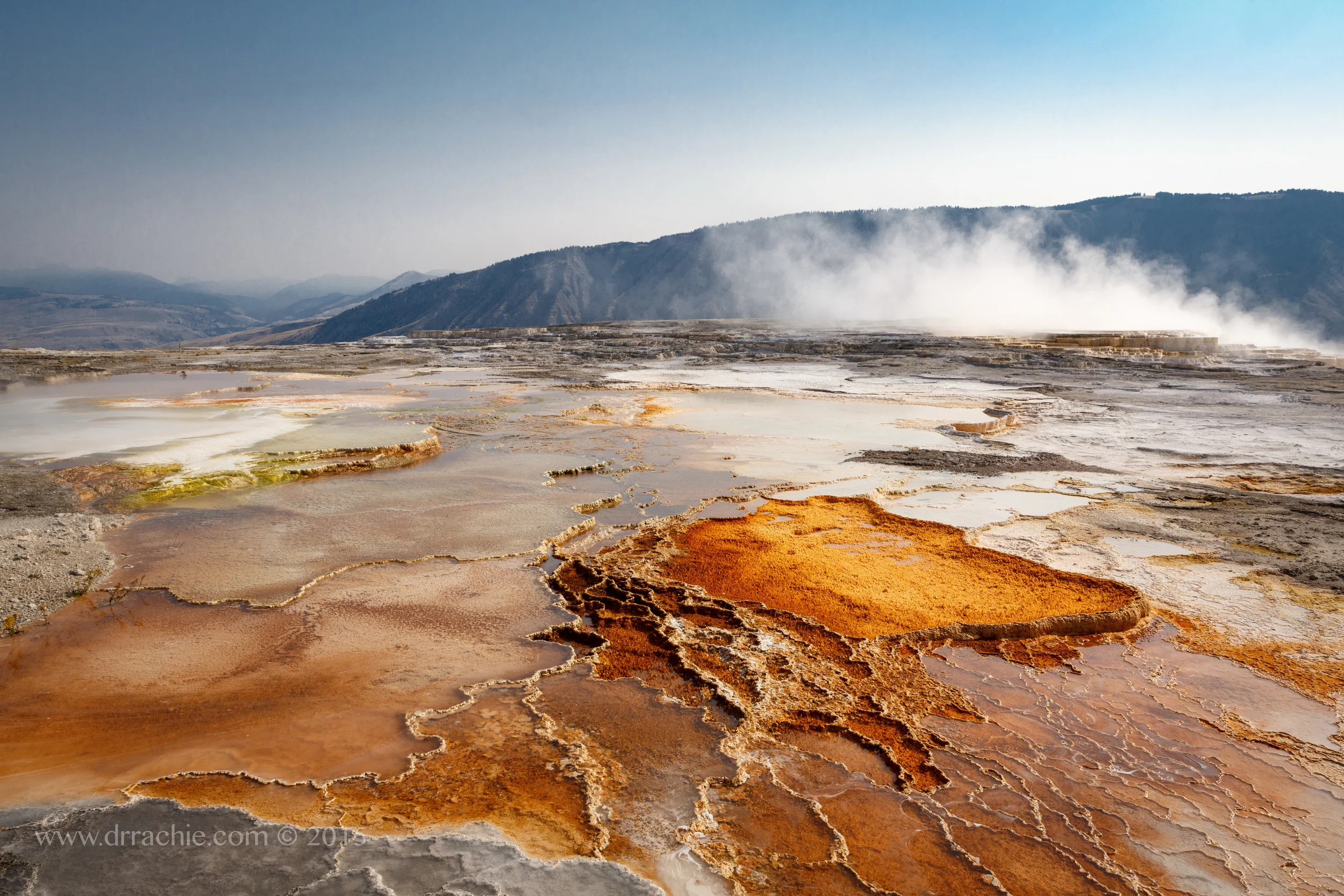 Mammoth Hot Springs, Yellowstone National Park, WY.