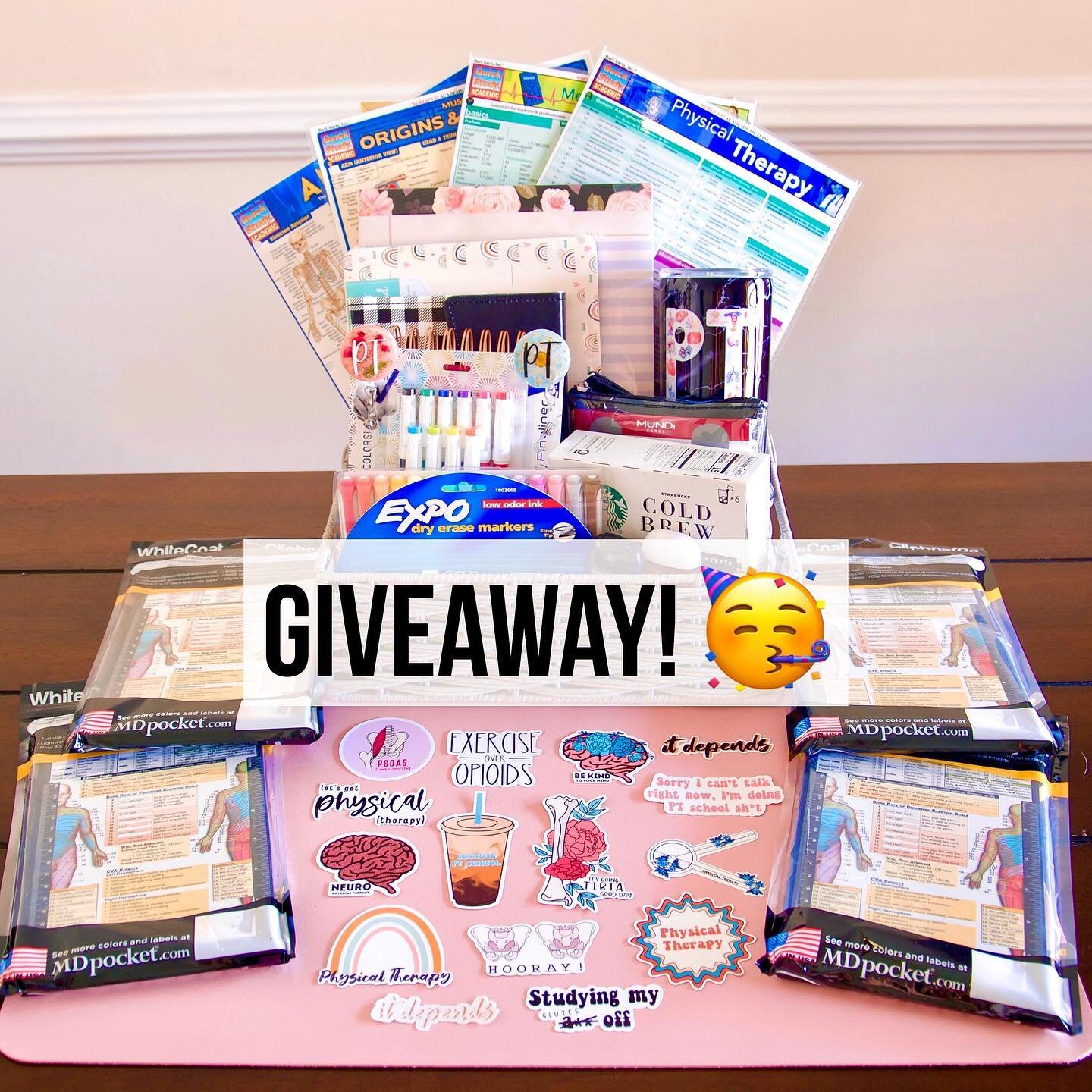 [CLOSED]

It&rsquo;s GIVEAWAY time!!! 🥳🎉🎁

The love and support from you all means the absolute world to me and it&rsquo;s time to celebrate our community here growing to over 5,000 study buddies! ❤️ I am so excited to be teaming up with @shopdpte