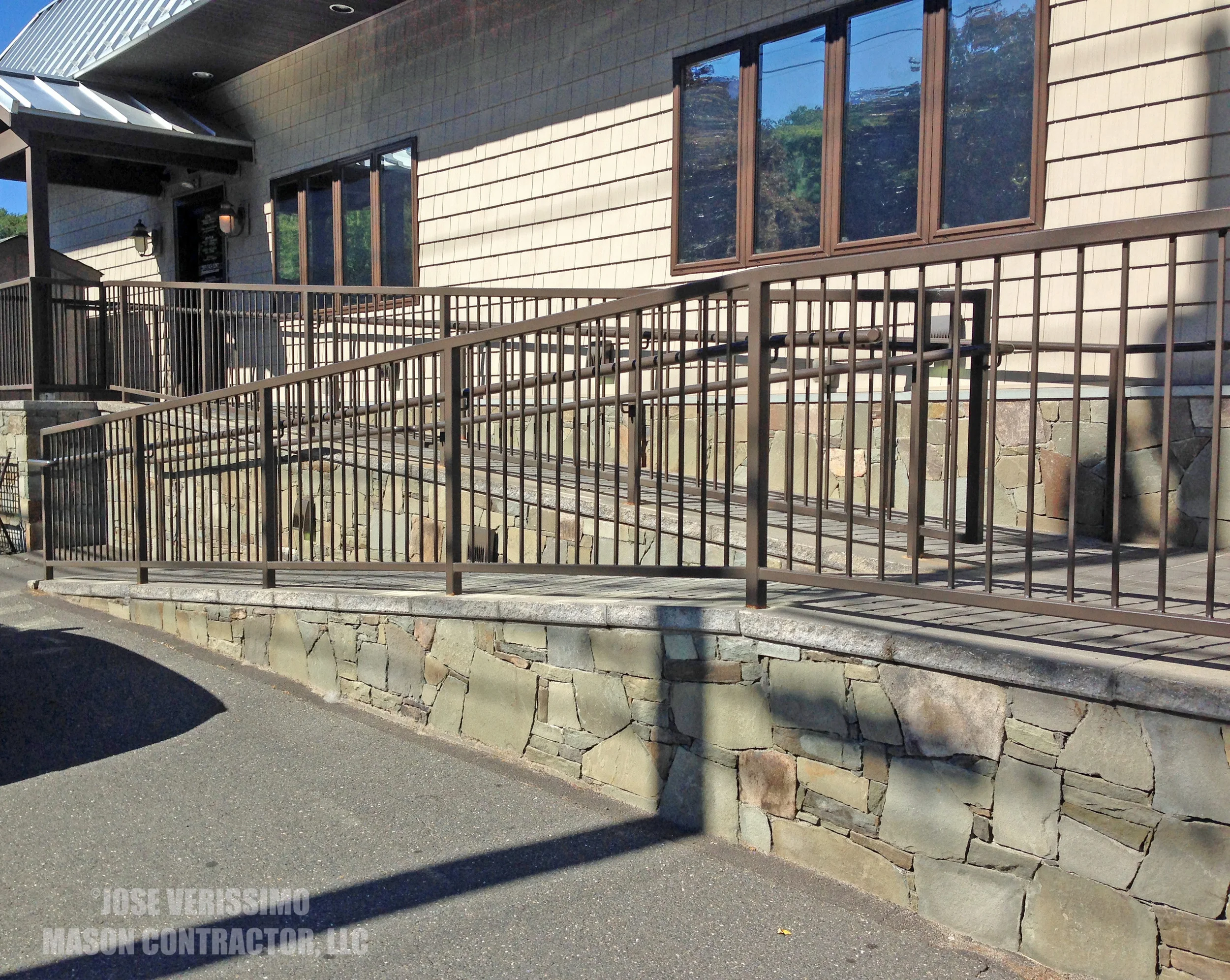 Stone Ramp For Entrance