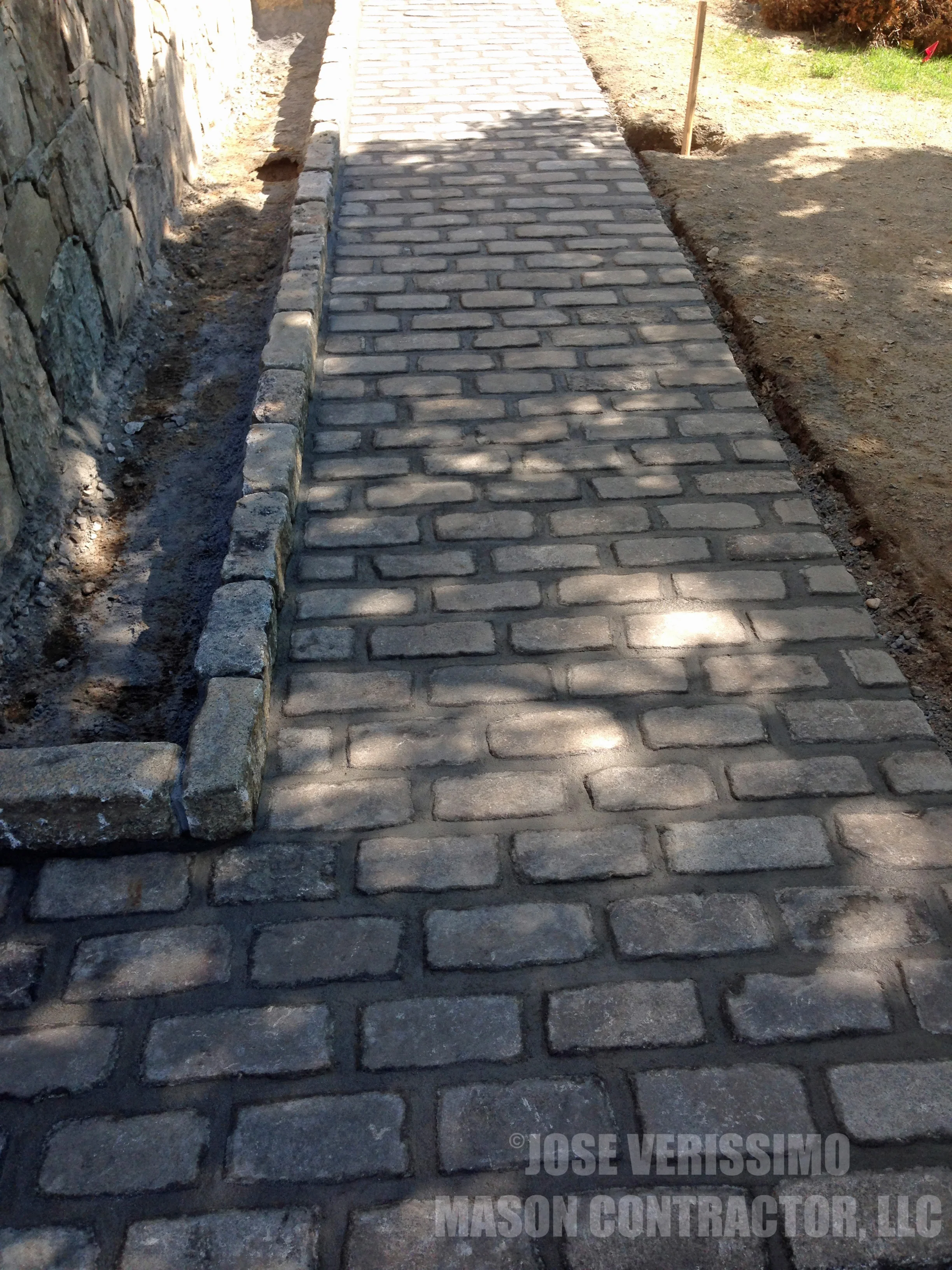 Old Cobble Stone Walkway